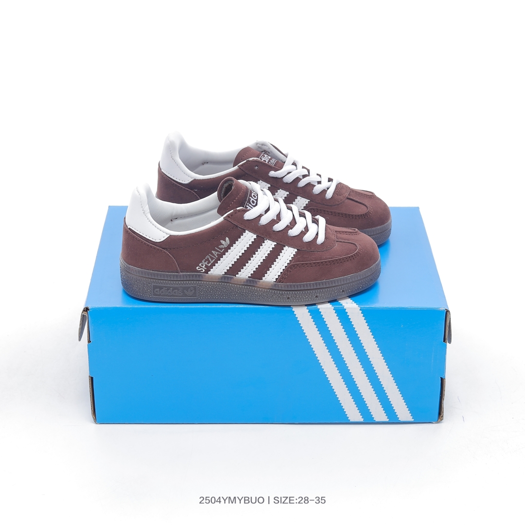 图片[4]-集🈴 阿迪达斯 Adidas HANDBALL SPEZIAL 三叶草童鞋学院风复古休闲板鞋 JI4471 尺码：28 29 30 31 32 33 34 35-选品中心