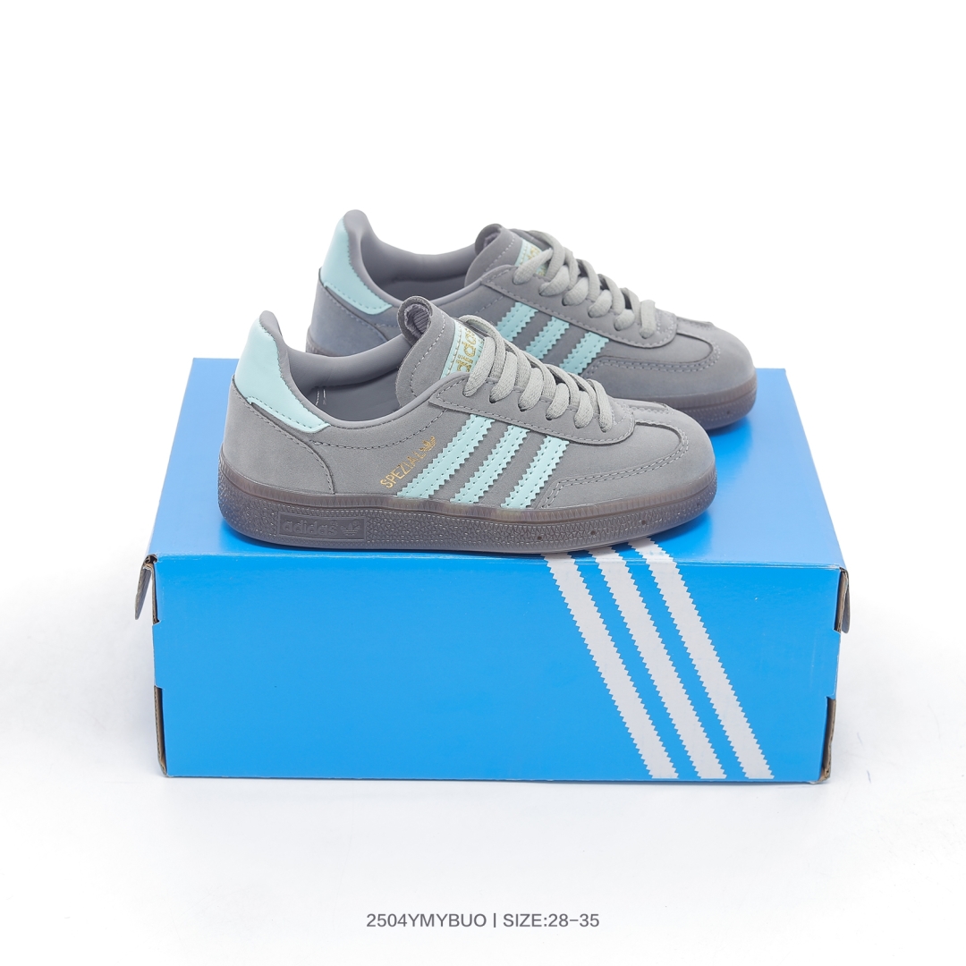 图片[5]-集🈴 阿迪达斯 Adidas HANDBALL SPEZIAL 三叶草童鞋学院风复古休闲板鞋 JI4471 尺码：28 29 30 31 32 33 34 35-选品中心