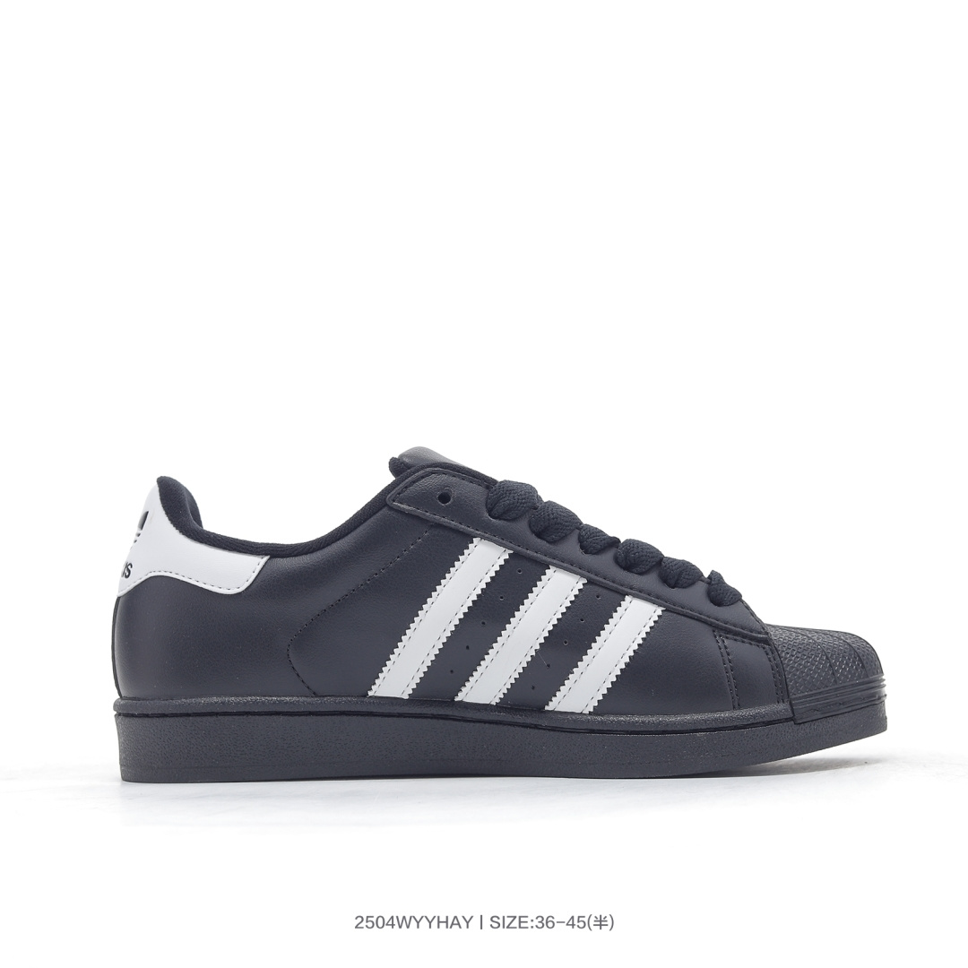 放店💰90 四代黑白JH7033
D❄️｜阿迪达斯/三叶草Adidas Originals Superstar 82"Black Sliver"经典贝壳头系列低帮百搭休闲运动板鞋“ 

码数：36 36.5 37 38 38.5 39 40 40.5 41 42 42.5 43 44 45
编号：2504WYYHAY