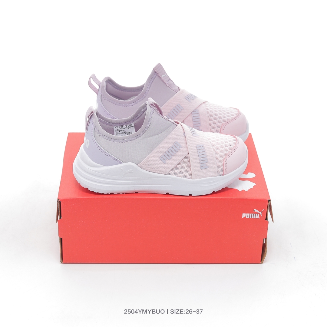 图片[3]-集🈴 萌娃童鞋！彪马（PUMA） WIRED RUN PURE PS 运动鞋增高针织透气长跑舒适耐磨缓冲跑鞋时尚简约户外鞋 399435 03 尺码：26 27 28 29 30 31 32 33 34 35 36 37-选品中心