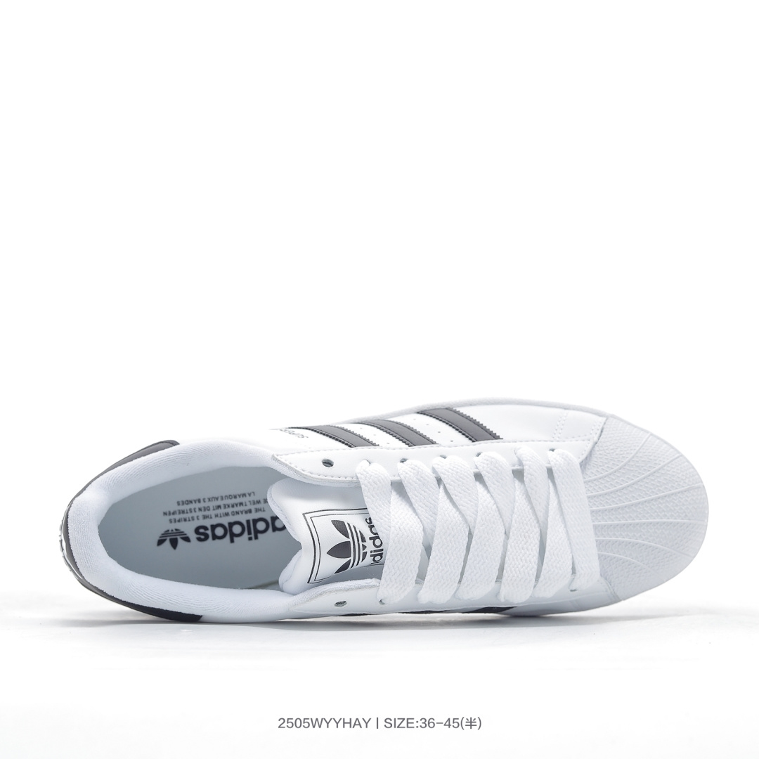 放店💰90 白黑615-46#JH7032
D❄️｜阿迪达斯Adidas三叶草 Originals Superstar II 贝壳头系列低帮经典百搭休闲运动板鞋 白黑615-46#JH7032

码数：36 36.5 37 38 38.5 39 40 40.5 41 42 42.5 43 44 45
编号：2505WYYHAY