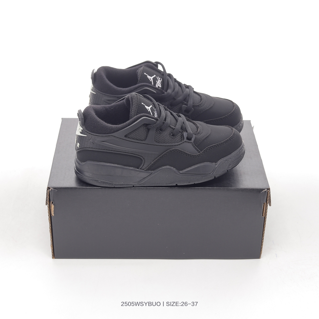 集🈴 乔丹Air Jordan 1 Low A41 乔4低帮复古文化休闲运动篮球童鞋 FQ7939 004 尺码：26 27 28 29 30 31 32 33 34 35 36 37-选品中心