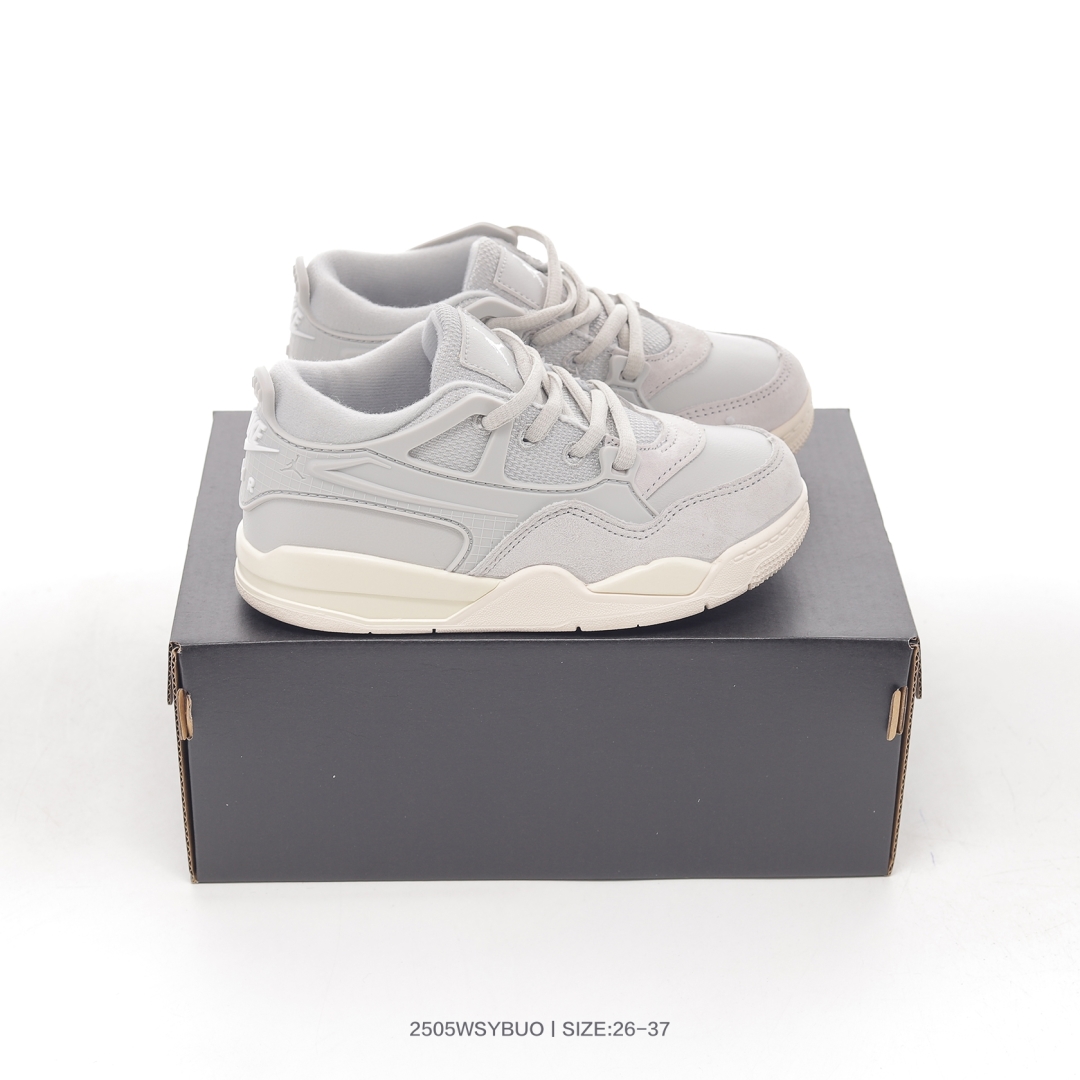 图片[4]-集🈴 乔丹Air Jordan 1 Low A41 乔4低帮复古文化休闲运动篮球童鞋 FQ7939 004 尺码：26 27 28 29 30 31 32 33 34 35 36 37-选品中心