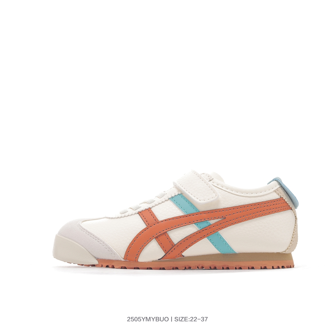 图片[5]-集🈴 新工厂 Asics/亚瑟士 童鞋❗️日产经典老牌-鬼塚虎/Onitsuka Tiger Mexico ®复古经典百搭休闲跑鞋 C4D4L 尺码：22 23 24 25 26 27 28 29 30 31 32 33 34 35 36 37-选品中心