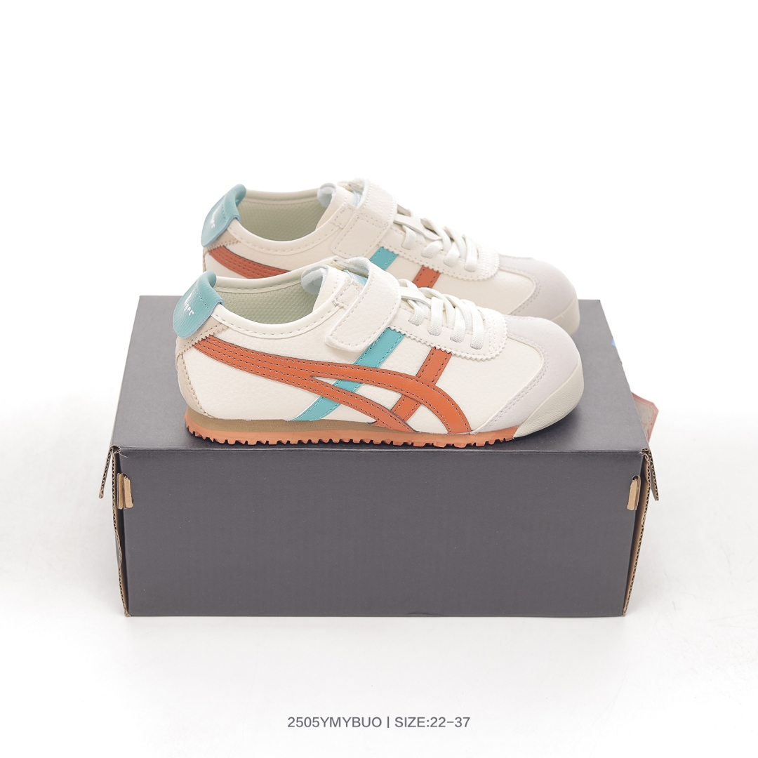 集🈴 新工厂 Asics/亚瑟士 童鞋❗️日产经典老牌-鬼塚虎/Onitsuka Tiger Mexico ®复古经典百搭休闲跑鞋 C4D4L 尺码:22 23 24 25 26 27 28 29 30 31 32 33 34 35 36 37-选品中心