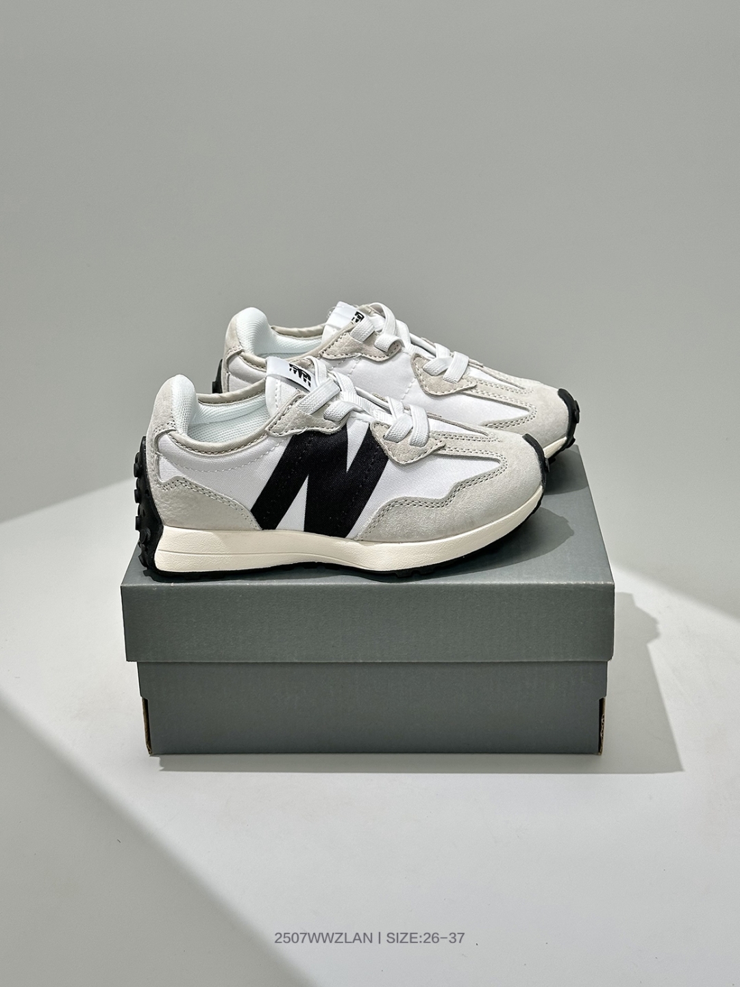 图片[3]-萌娃童鞋！新百伦 New Balance NB327系列 复古休闲运动慢跑鞋 PH327LAB 尺码：26 27 28 29 30 31 32 33 34 35 36 37-选品中心