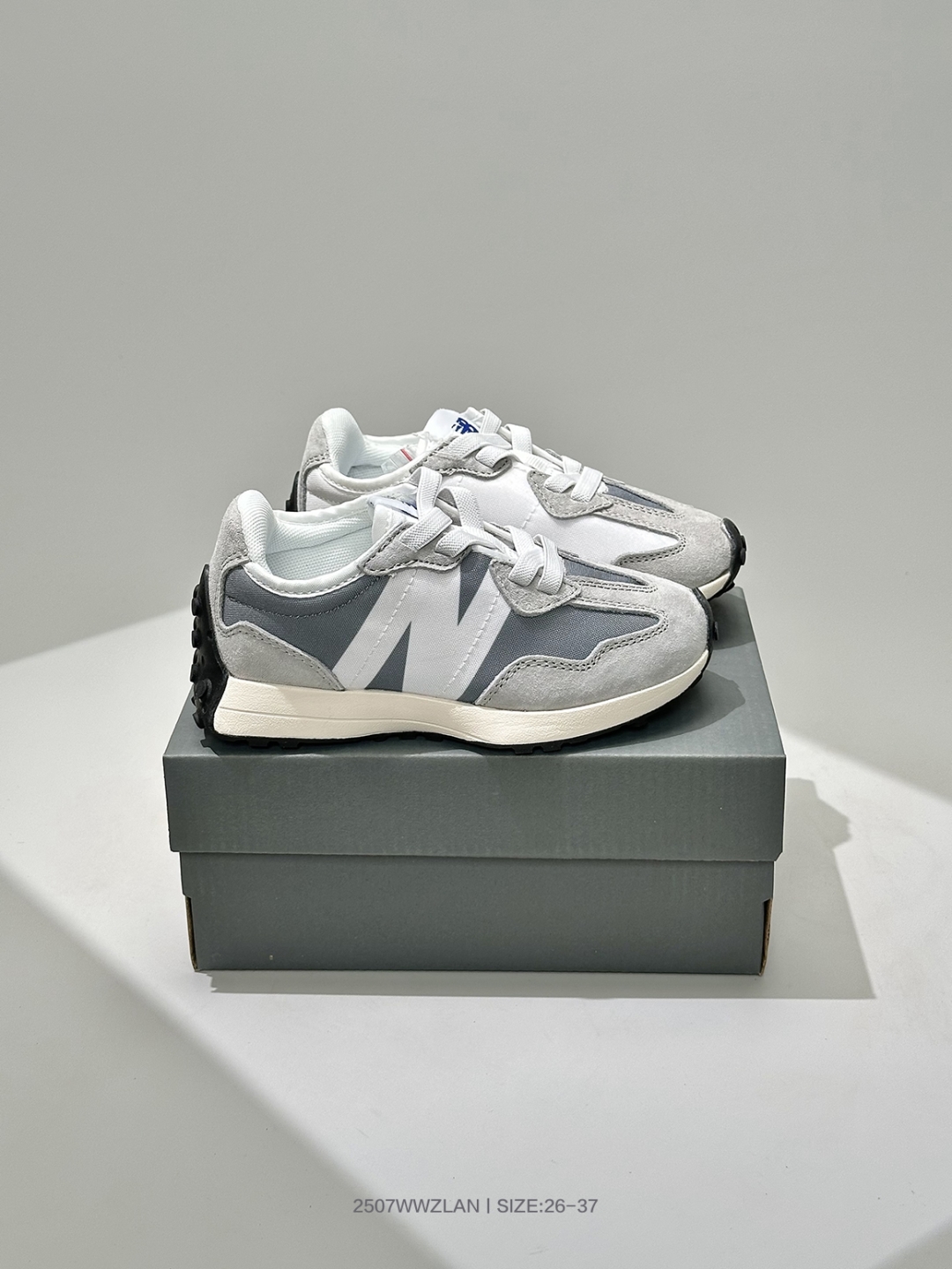 萌娃童鞋！新百伦 New Balance NB327系列 复古休闲运动慢跑鞋 PH327LAB 尺码：26 27 28 29 30 31 32 33 34 35 36 37-选品中心