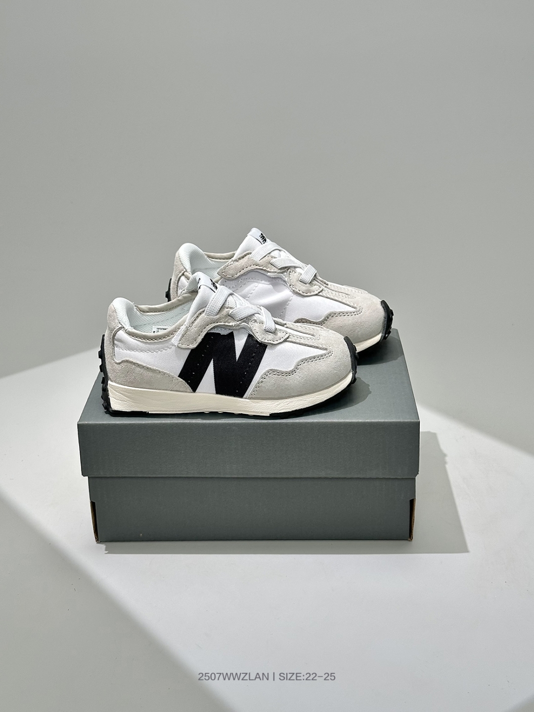 图片[3]-🈴 萌娃童鞋！新百伦 New Balance NB327系列 复古休闲运动慢跑鞋 （小童魔术贴）IH327LAB 尺码：22 23 24 25-选品中心