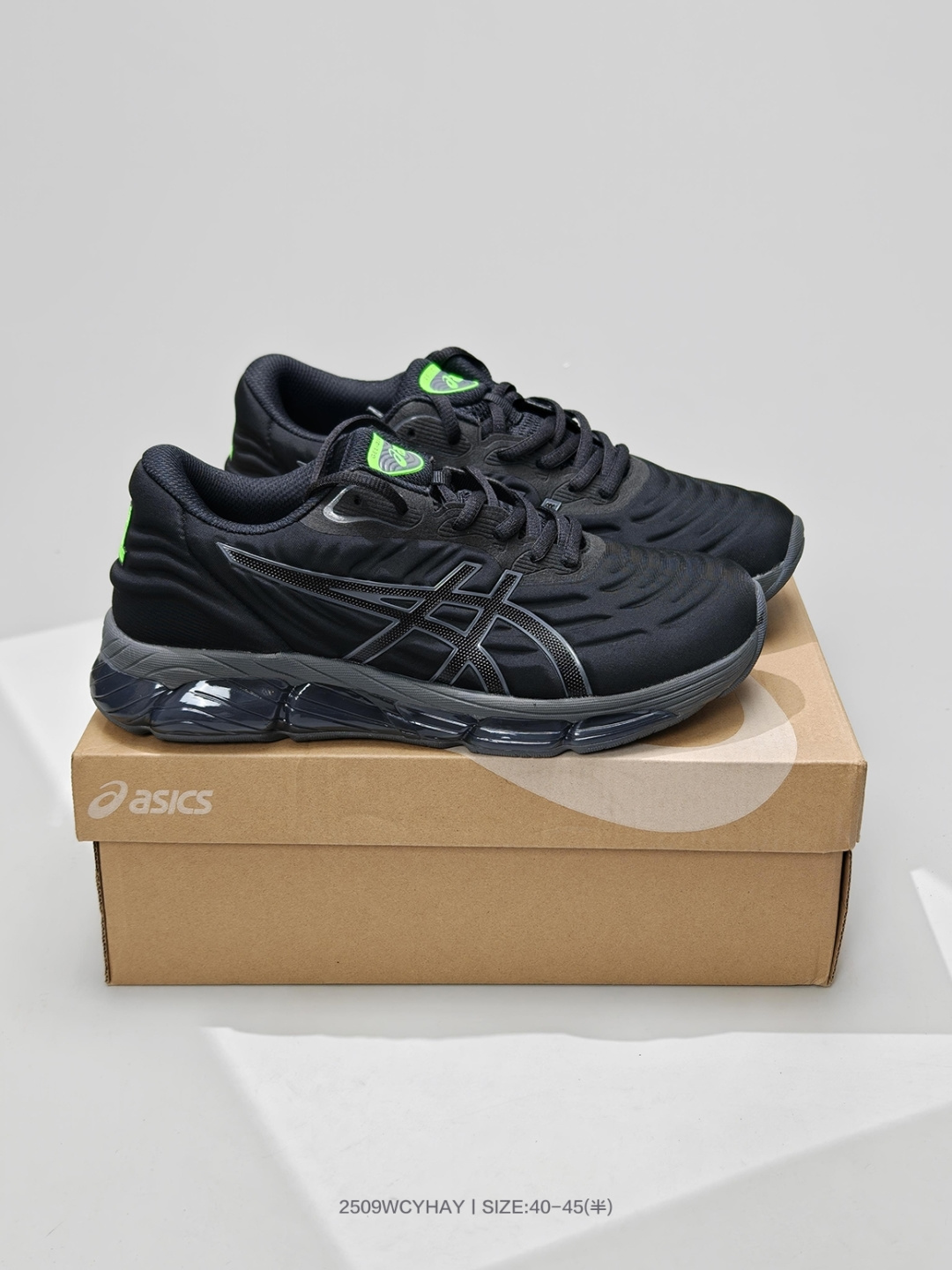 🈴💰140
亚瑟士Asics Gel-Quantum 360 VIII 亚士复古透气休闲鞋缓震男子耐磨跑步鞋1203A593 200
鞋面采用无缝线鞋面，贴合脚型，穿着舒适；中底360°环绕式GL，提供良好的缓冲性能

码数：40 40.5 41.5 42 42.5 43.5 44 44.5 45
编号：2509WCYHAY