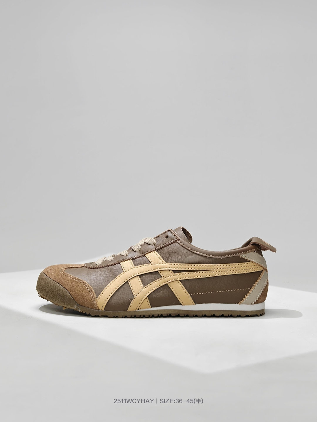 亚瑟士ASICS Onitsuka Tiger Mexico 66®鬼塚虎经典复古经典皮革慢跑鞋 货号:1183C102 203 编号:2511WCYHAY