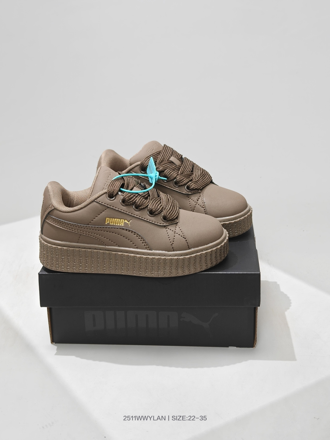 图片[3]-🈴 童鞋！彪马Puma Creeper Phatt 松糕面包版系列低帮厚底百搭休闲增高板鞋 396403 尺码：22 23 24 25 26 27 28 29 30 31 32 33 34 35-选品中心