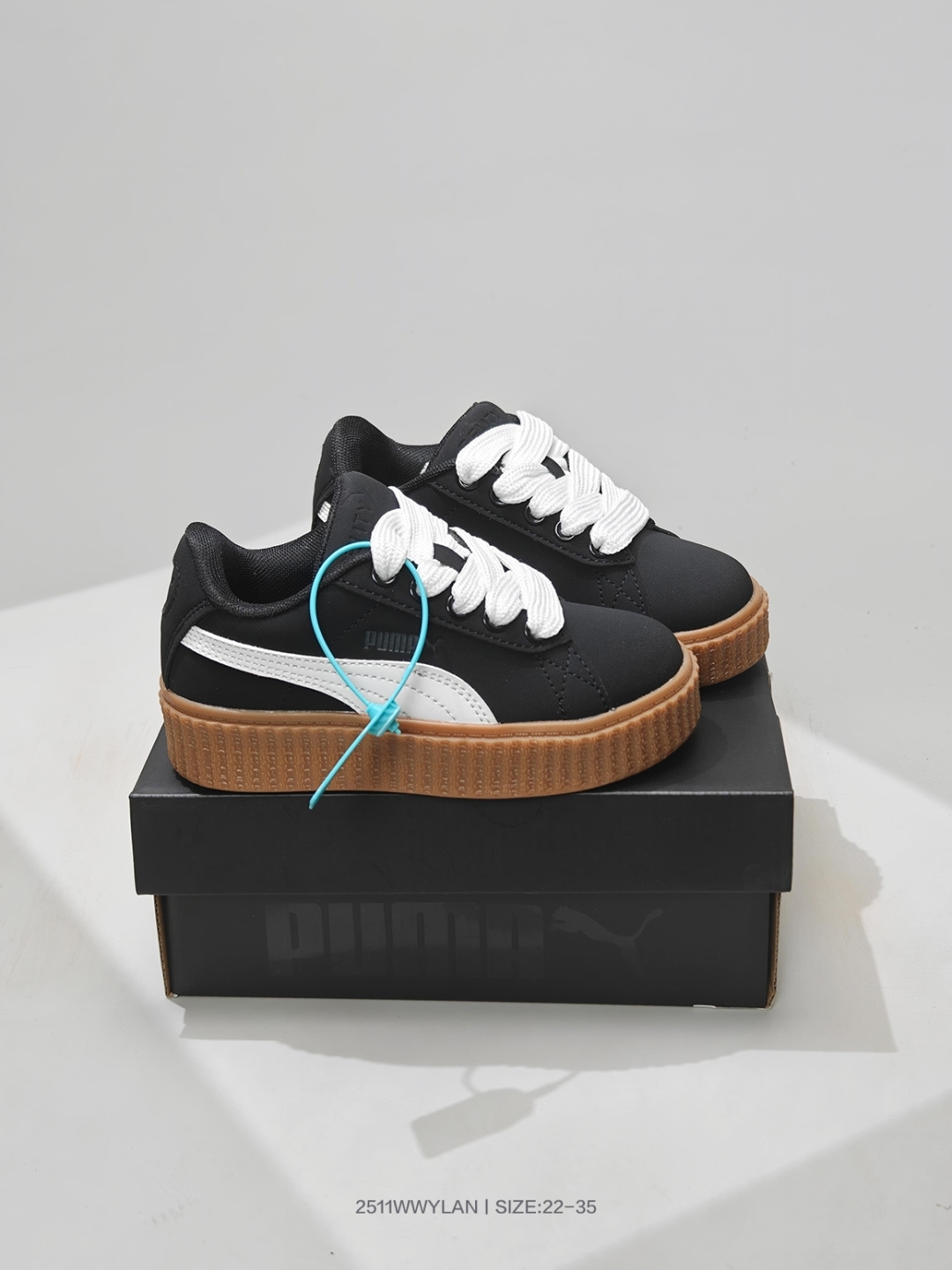 图片[6]-🈴 童鞋！彪马Puma Creeper Phatt 松糕面包版系列低帮厚底百搭休闲增高板鞋 396403 尺码：22 23 24 25 26 27 28 29 30 31 32 33 34 35-选品中心