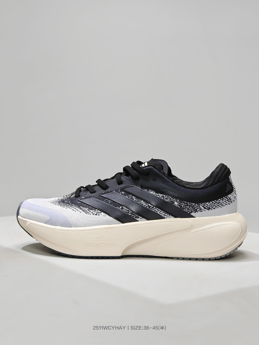 阿迪达斯 Supernovq Rise 3 超轻透气舒适减震跑步鞋 JR7372 编号:2511WCYHAY