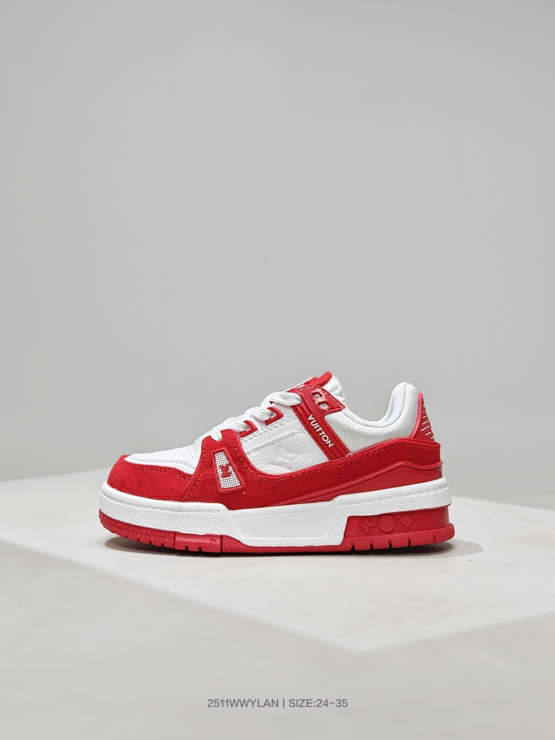 图片[6]-🈴 童鞋！LV路易威登Louis vuitton Trainer Sneaker Low 休闲厚底运动文化百搭板鞋 尺码：24 25 26 27 28 29 30 31 32 33 34 35-选品中心