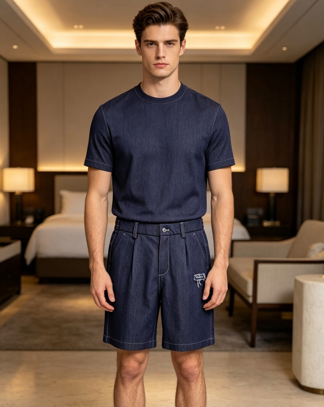 NO:841217,PRADA 26ss new summer men's casual work shorts, advanced custom-made summer special technical quick-drying breathable fabric, high breathability and comfort, impeccable details, customized development of accessories, what you see is what you get, reflecting high quality. It feels delicate and soft!  Three-dimensional cutting, simple and fashionable, and the upper body shape is awesome!  Size M-4XL,,prada,prada,shorts,19860909PRADA 普拉达 26ss夏季新款男士休闲工装短裤 高级定制夏季专用科技速干透气面料 透气舒适度高,细节无可挑剔,辅料定制开发,所见即所得,体现高品质.手感细腻柔软！立体裁剪,简单时尚,上身版型超赞！码数M-4XL,,prada,prada,shorts,,Men's clothing