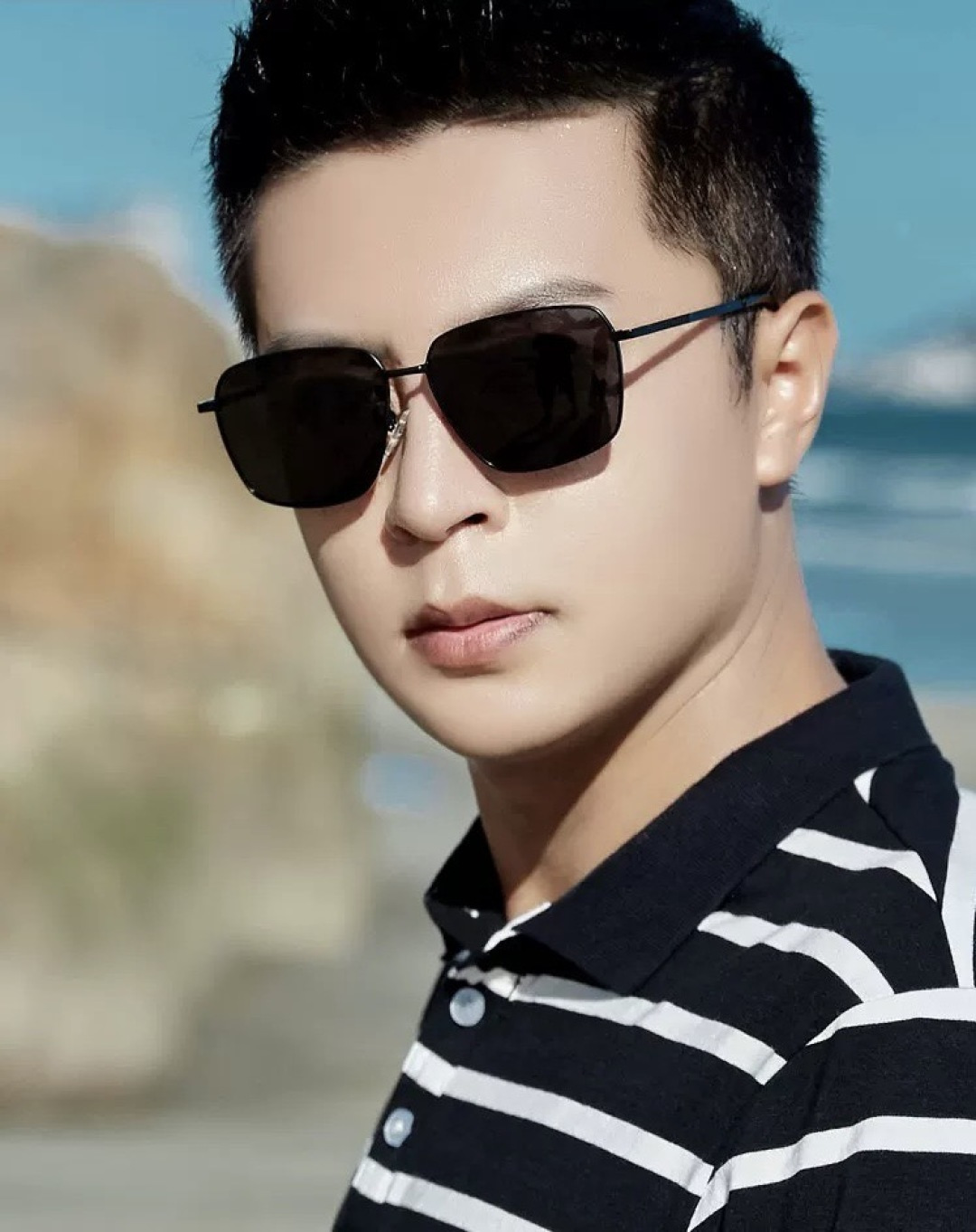 Gucci 🔥 高品质男女款墨镜 👍 进口宝丽来偏光镜片 🔥蛤蟆镜 开车钓鱼都可 🔥百搭显瘦墨镜韩版男士