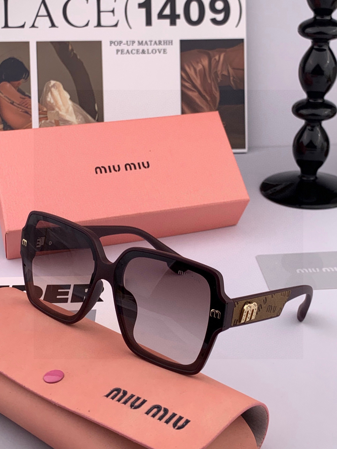 MIUMIU/缪缪🖇🖇2025开春新款🌟闪耀新款璀璨登台 ❤❤太阳镜潮品 精致个性设计简约时尚 专柜品质