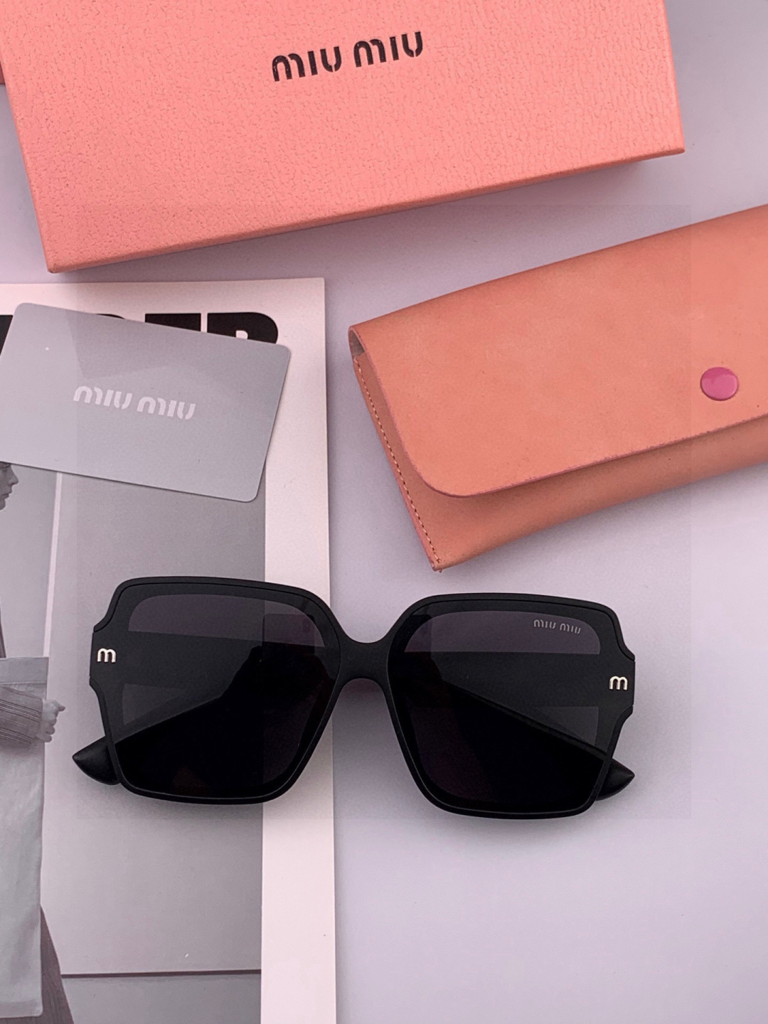 MIUMIU/缪缪🖇🖇2025开春新款🌟闪耀新款璀璨登台 ❤❤太阳镜潮品 精致个性设计简约时尚 专柜品质