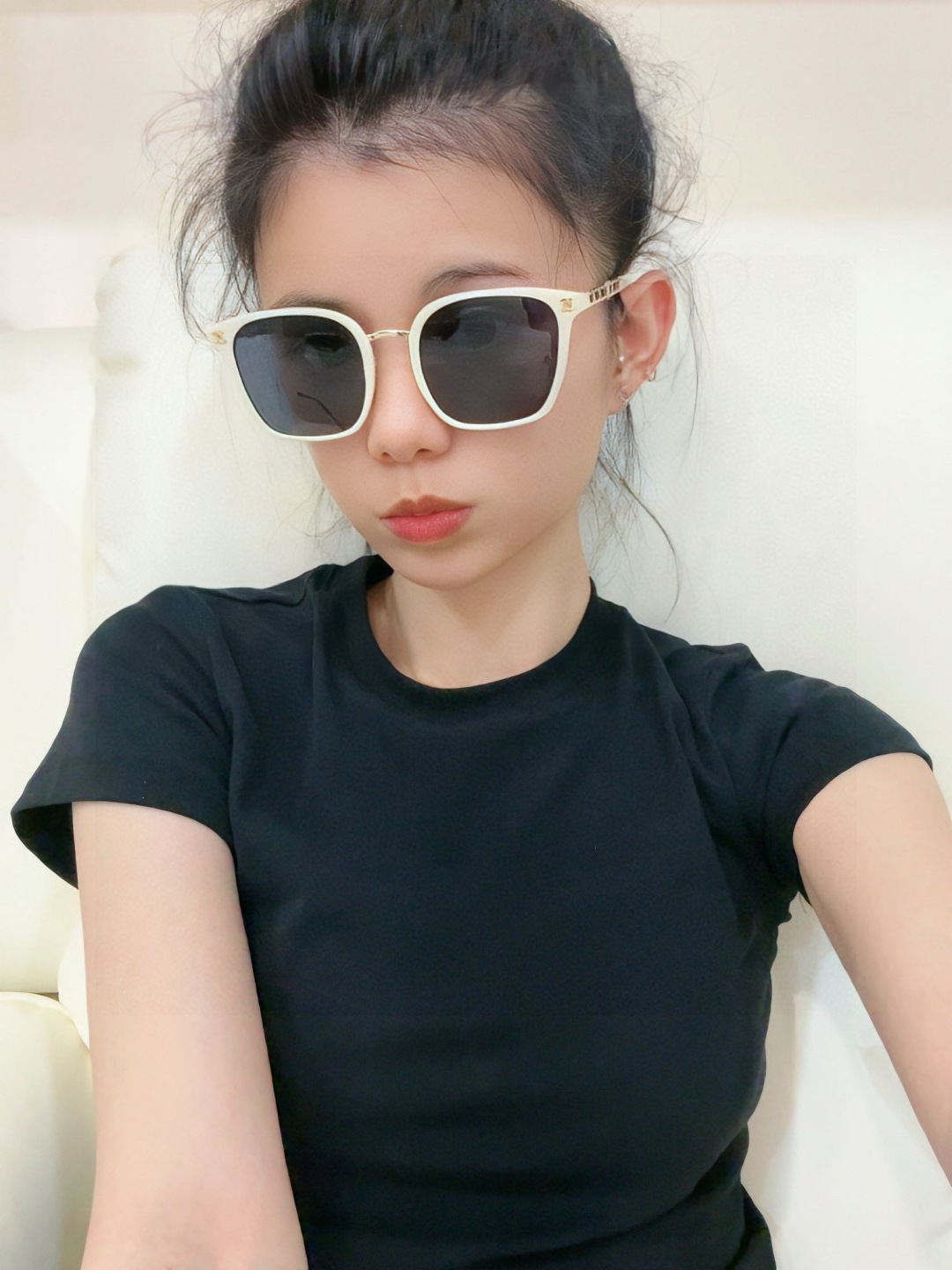 🔺CHANEL🔻2025官方早春新款，众多明星同款[色]香奈儿‼️‼️新款大框墨镜 ，🌈🌈宝丽来超清太阳