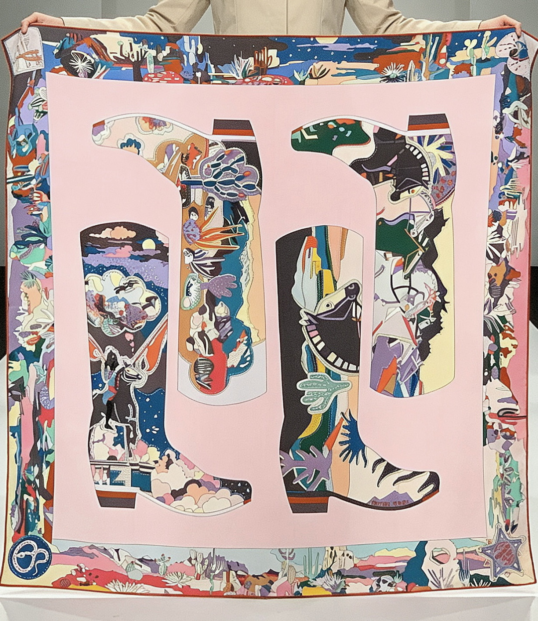 羊绒新款🆕👏👏买了都说好看‼️推荐💕爱马仕双面同色羊绒方巾【双面同色140】，顶级工艺超值‼️爱马仕专柜