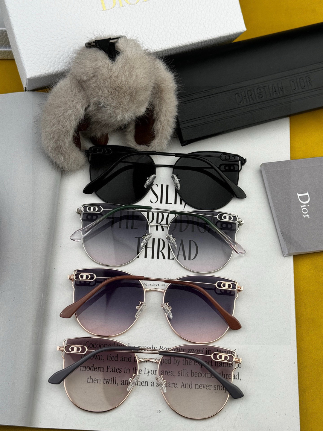 DIOR🌋☔️时尚圆框太阳镜镜片 顶级奢侈品[强] 高品质[胜利][亲亲]🍦🍨 [得意] 气质非凡😄 🍫