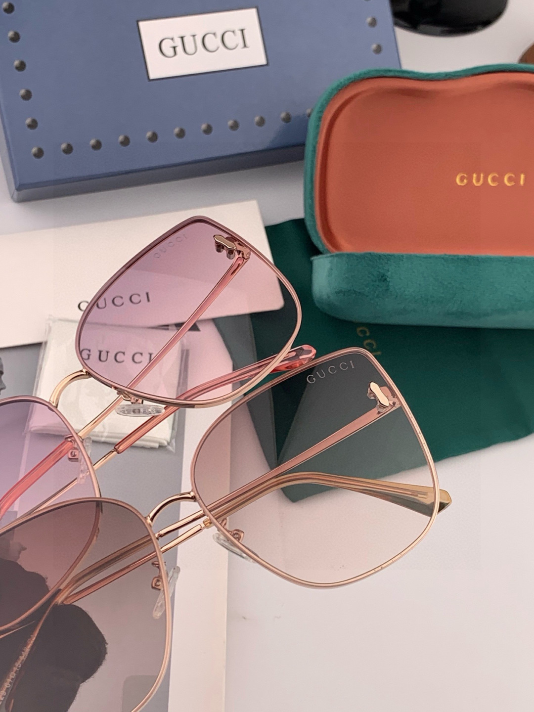 GUCCI-古驰意大利进口🇮🇹2025时尚潮流奢华装饰太阳眼镜 尼龙偏光高清太阳镜明星海报款 超高复杂工