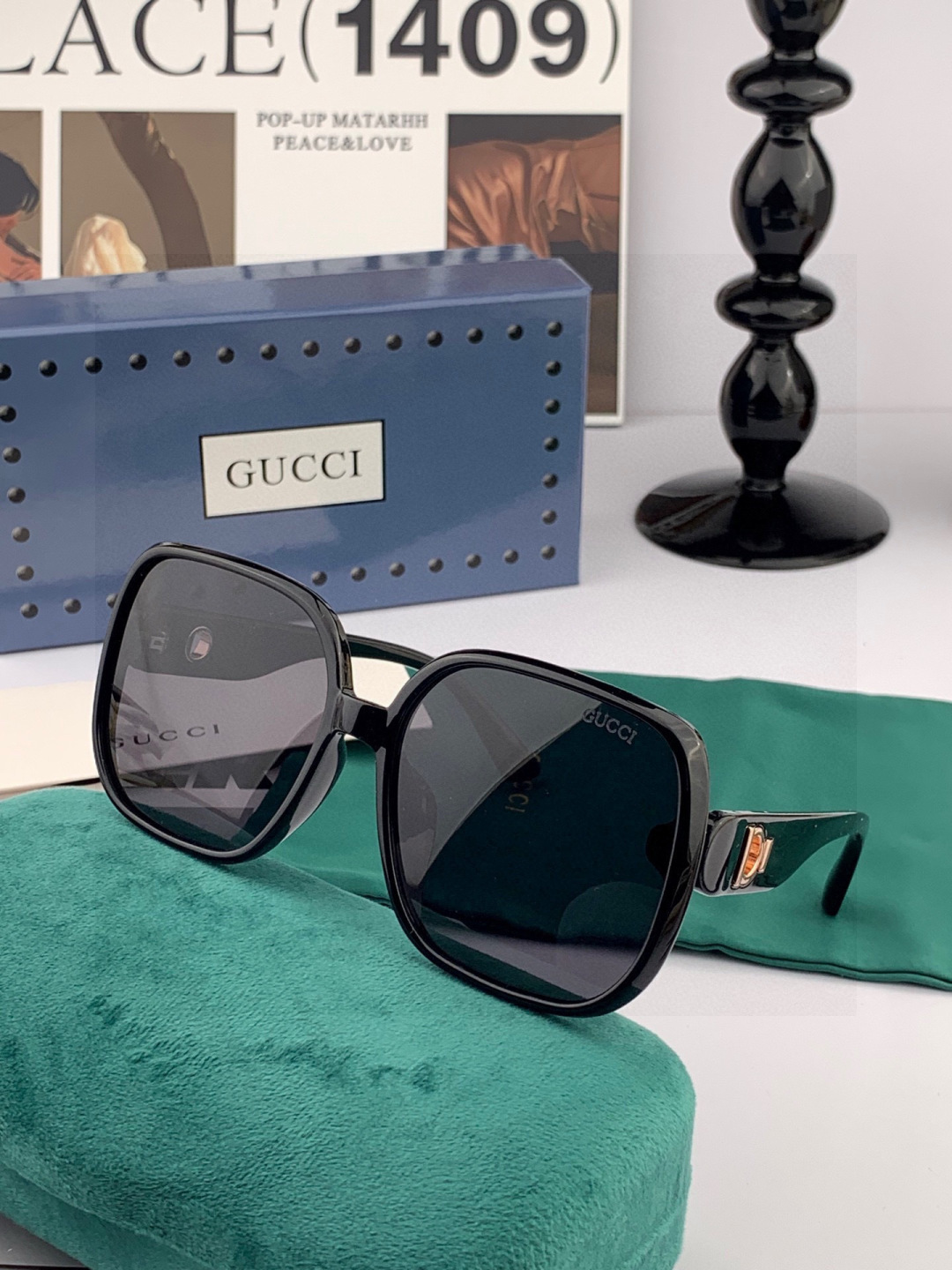 🔺GUCCI🔻古驰 GG圆框太阳镜 完美品质 🎓独特设计 适合各种脸型 亮相时装周 超时尚百搭 实物精致