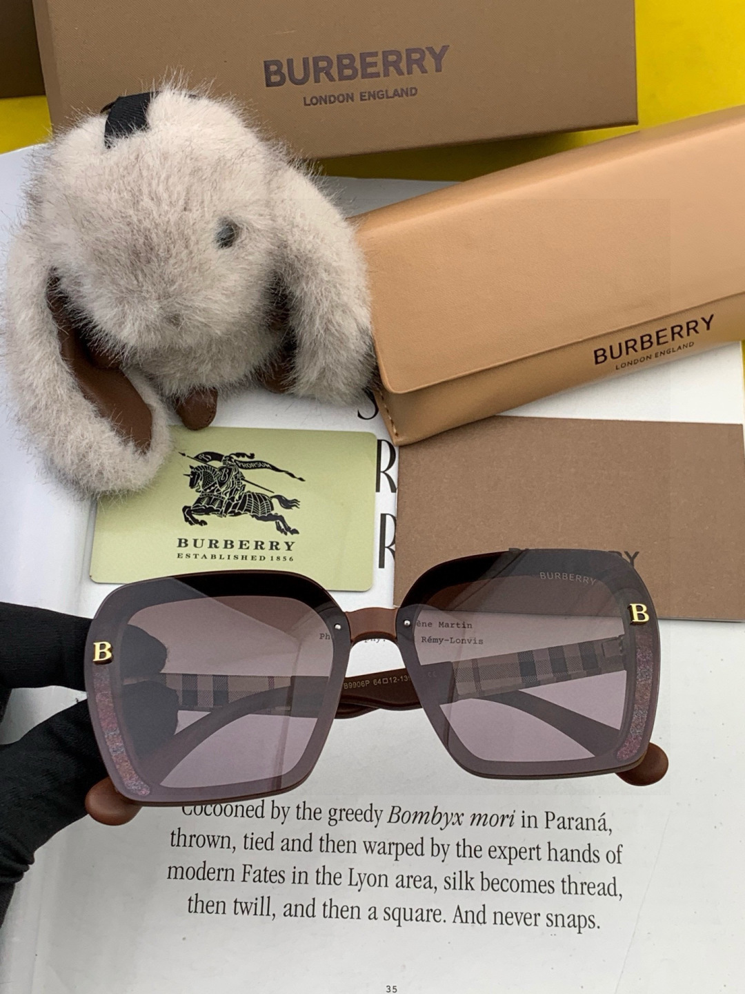 【偏光系列太阳镜】🎈原版出货 巴宝莉网红超爆款💙经典奢华全球风[强][酷][亲亲] 时尚方框太阳镜[得意