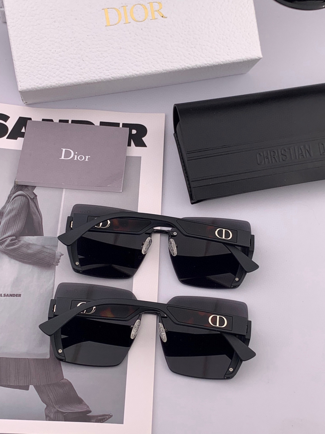 🔺 【DIOR-迪奥】2025开春新款 潮流爆款 时尚方框太阳镜 高品质 佩戴舒适 网红潮款墨镜 女士高