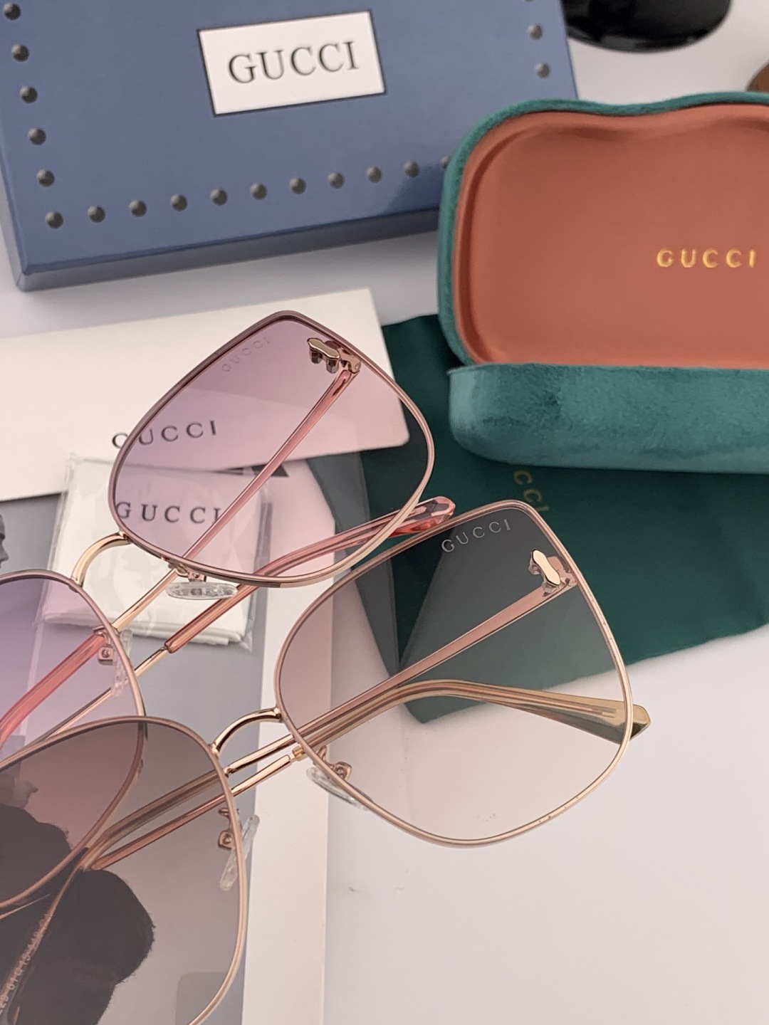 GUCCI-古驰意大利进口🇮🇹2025时尚潮流奢华装饰太阳眼镜 尼龙偏光高清太阳镜明星海报款 超高复杂工