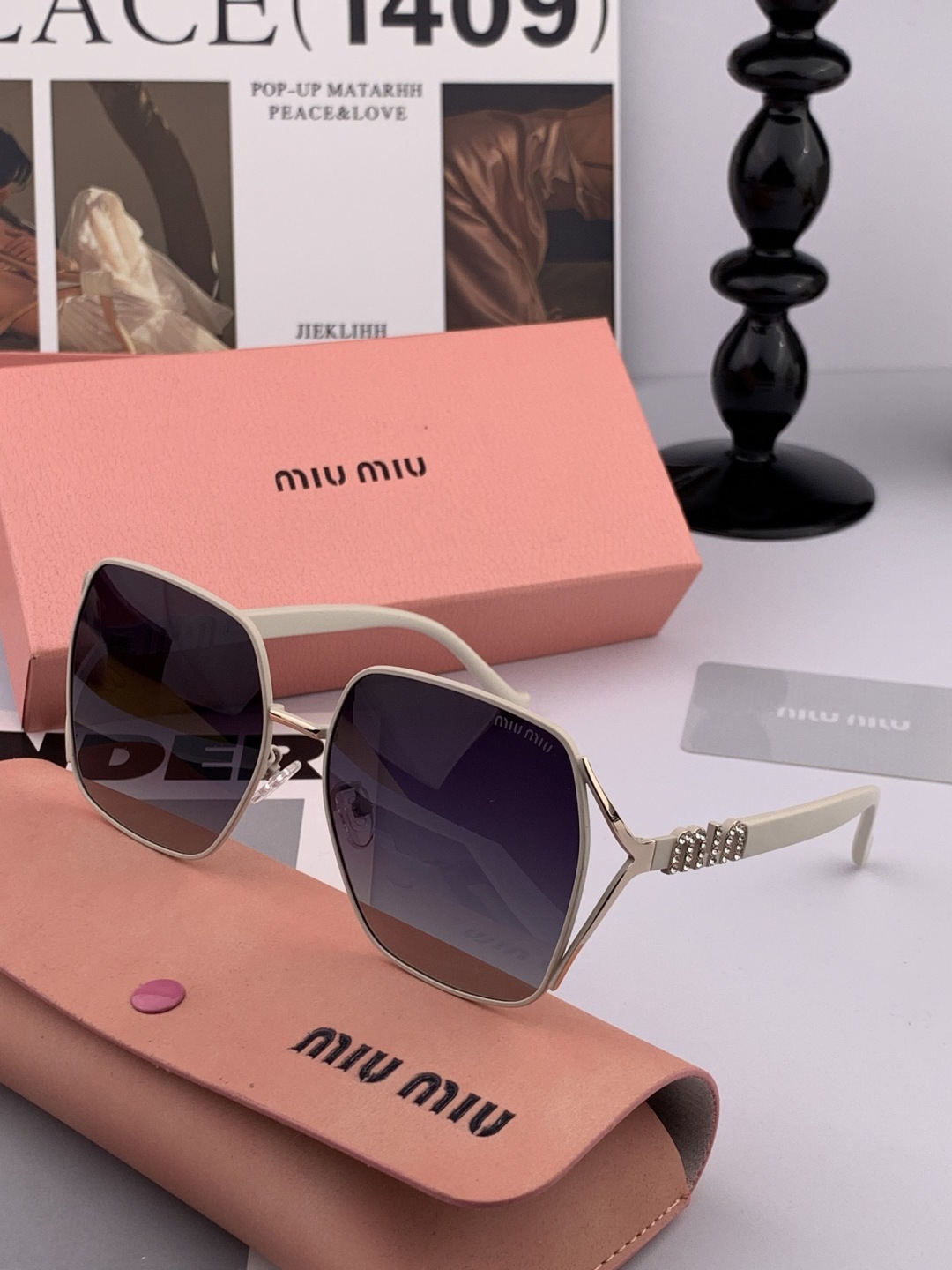 MIUMIU/缪缪🖇🖇2025开春新款🌟闪耀新款璀璨登台 ❤❤太阳镜潮品 精致个性设计简约时尚 专柜品质