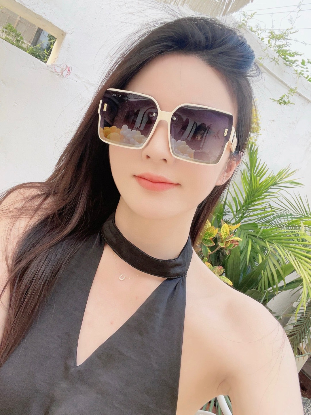 2025新款！新款出货！女士高清加厚偏光太阳镜🕶️ 🎉💍新款GUCCI偏光太阳镜[得意]开车驾驶镜时尚墨