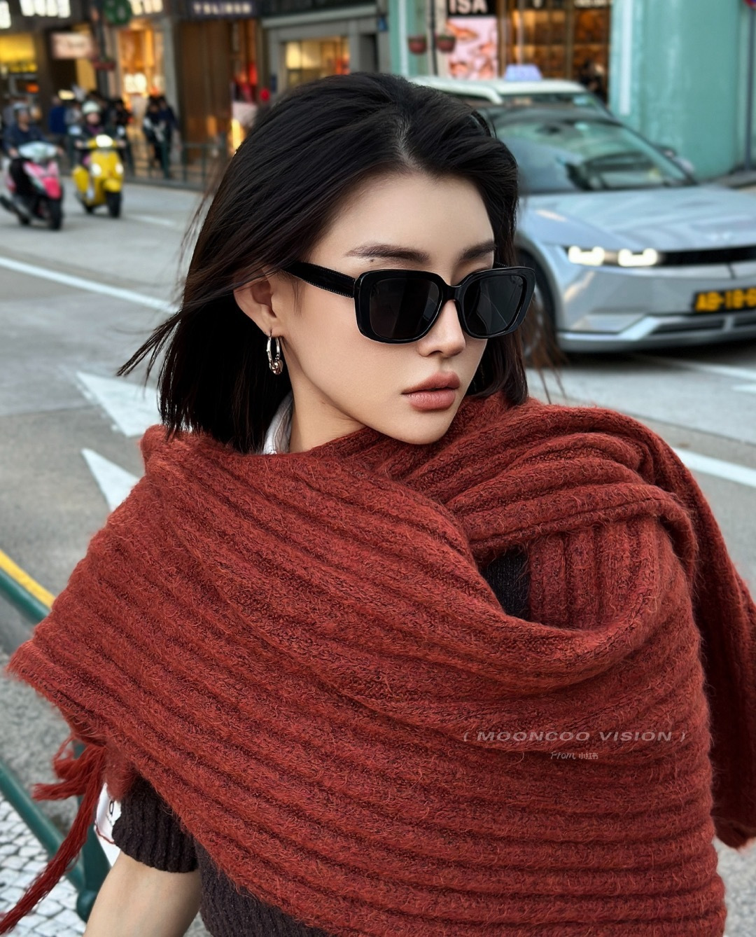 【CHANEL】香奈儿 2025新款潮流爆款 时尚方框太阳镜 佩戴舒适 网红潮款墨镜 女士高清加厚偏光太