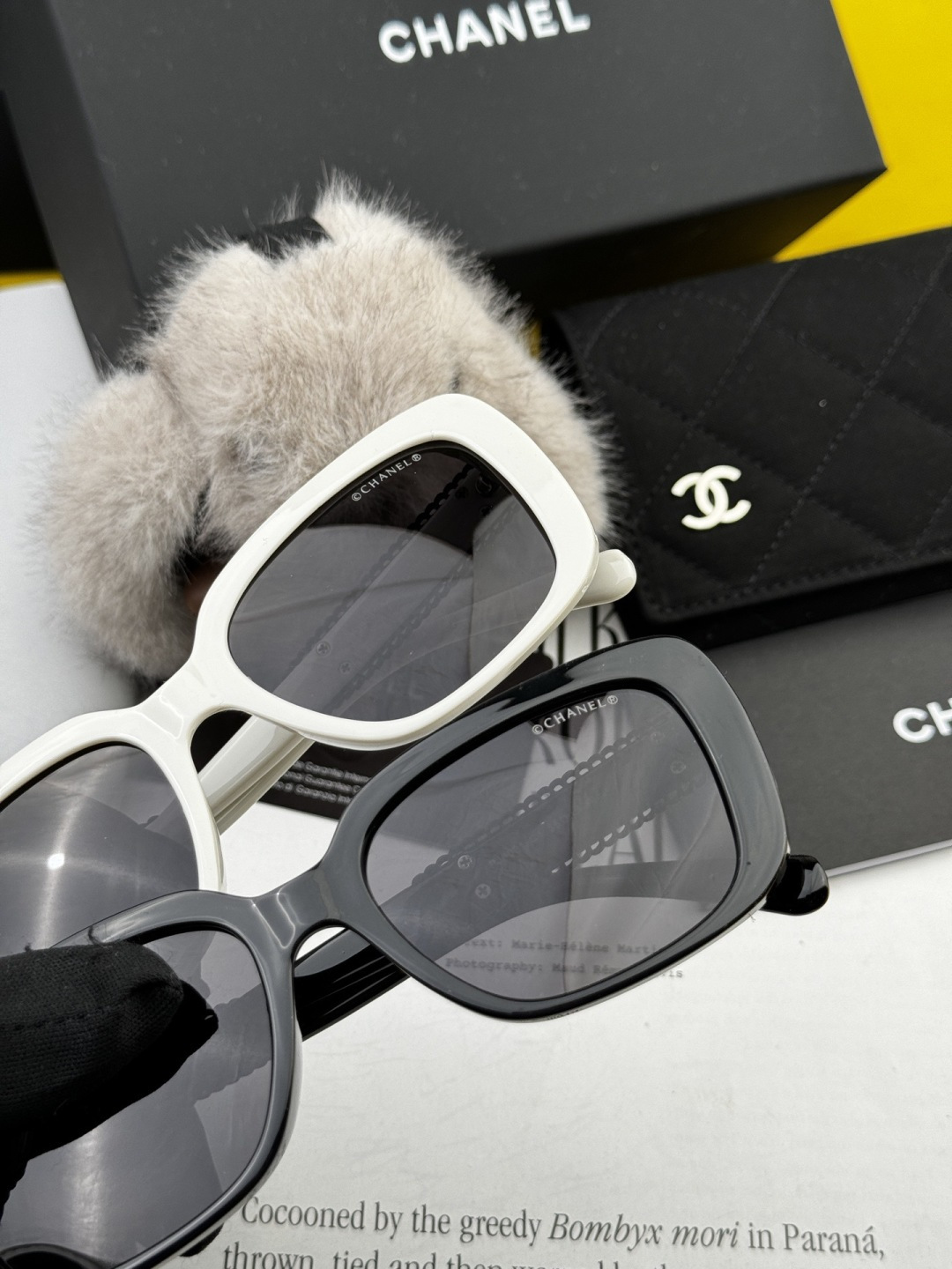 【CHANEL】香奈儿 2025新款潮流爆款 时尚方框太阳镜 佩戴舒适 网红潮款墨镜 女士高清加厚偏光太