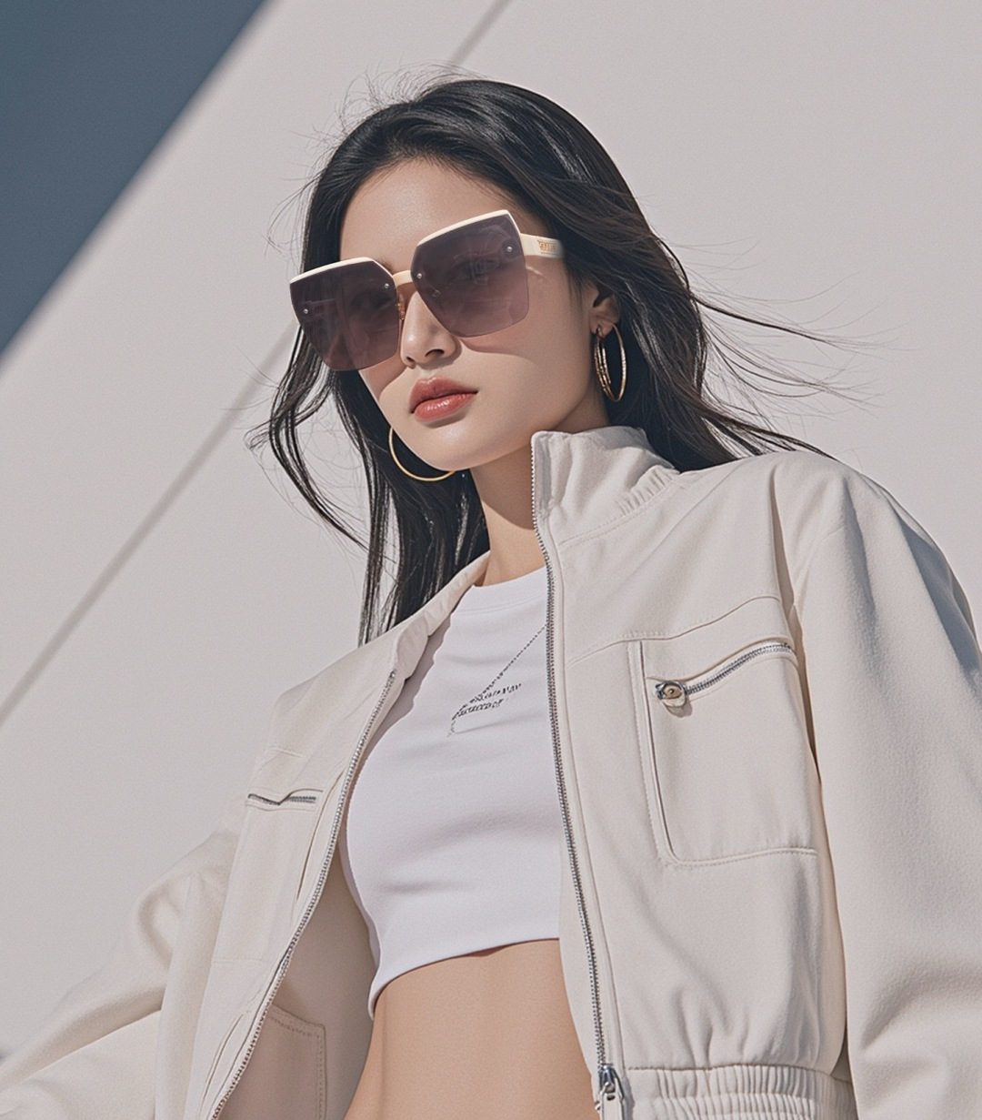 【CHANEL】香奈儿 2025新款潮流爆款 时尚方框太阳镜 佩戴舒适 网红潮款墨镜 女士高清加厚偏光太