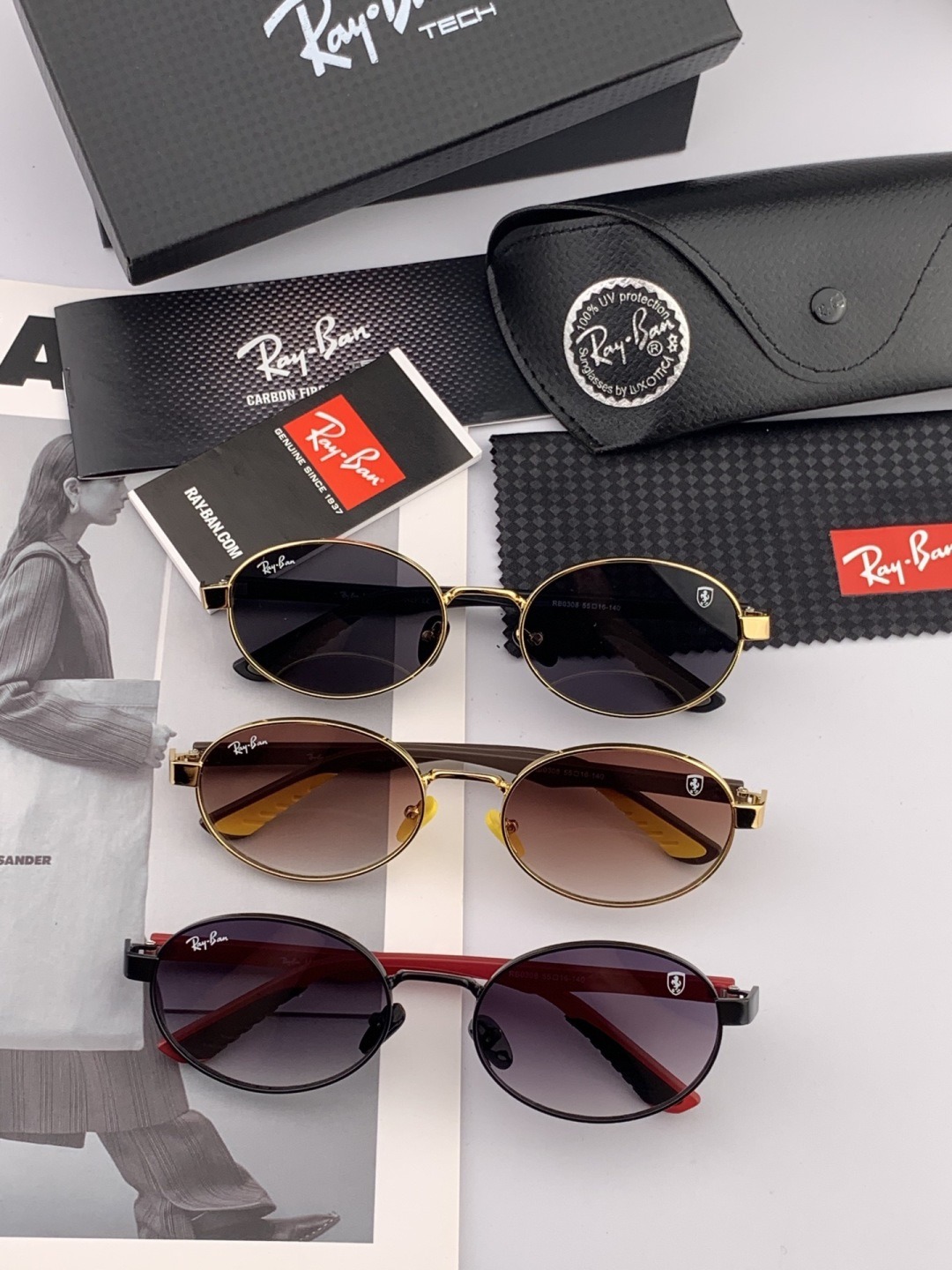 官方同步 品牌:雷朋经典男女士玻璃太阳镜 材质：美国宝丽来高清防爆钢化玻璃镜片 型号：RB8030