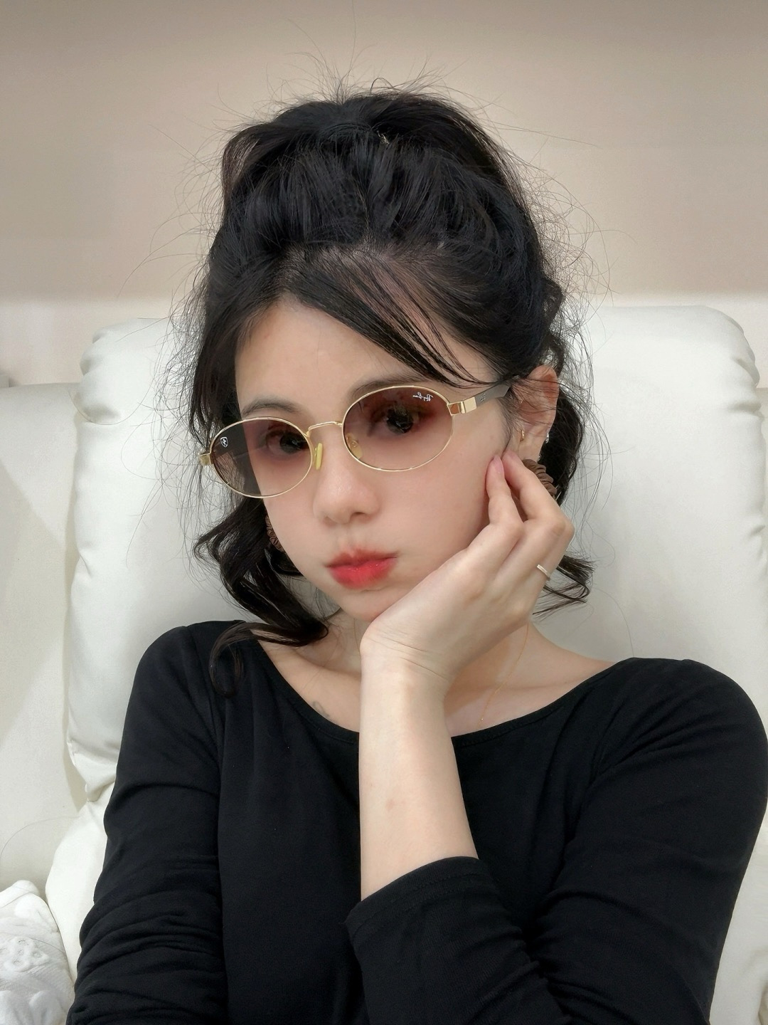 官方同步 品牌:雷朋经典男女士玻璃太阳镜 材质：美国宝丽来高清防爆钢化玻璃镜片 型号：RB8030