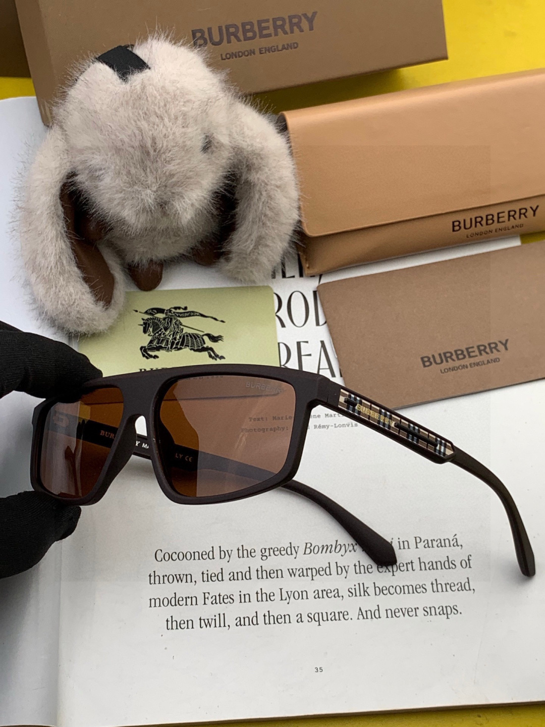 【偏光系列太阳镜】🎈原版出货 巴宝莉网红超爆款💙经典奢华全球风[强][酷][亲亲] 时尚方框太阳镜[得意