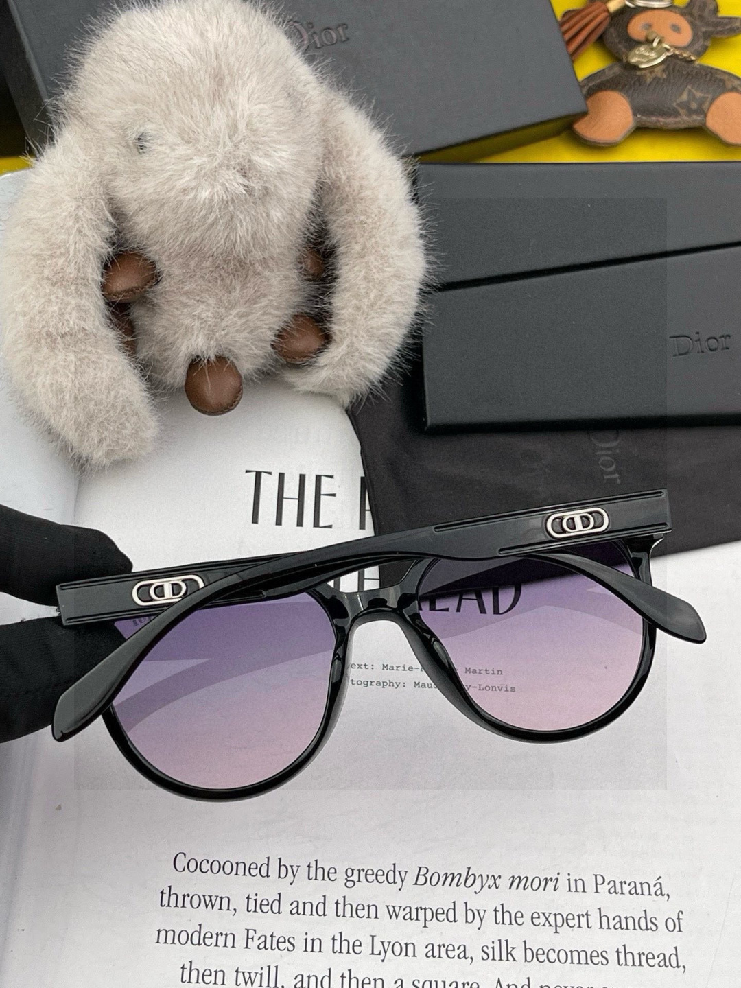 🔺 【DIOR-迪奥】2025开春新款 潮流爆款 时尚方框偏光太阳镜 高品质 佩戴舒适 网红潮款墨镜 女