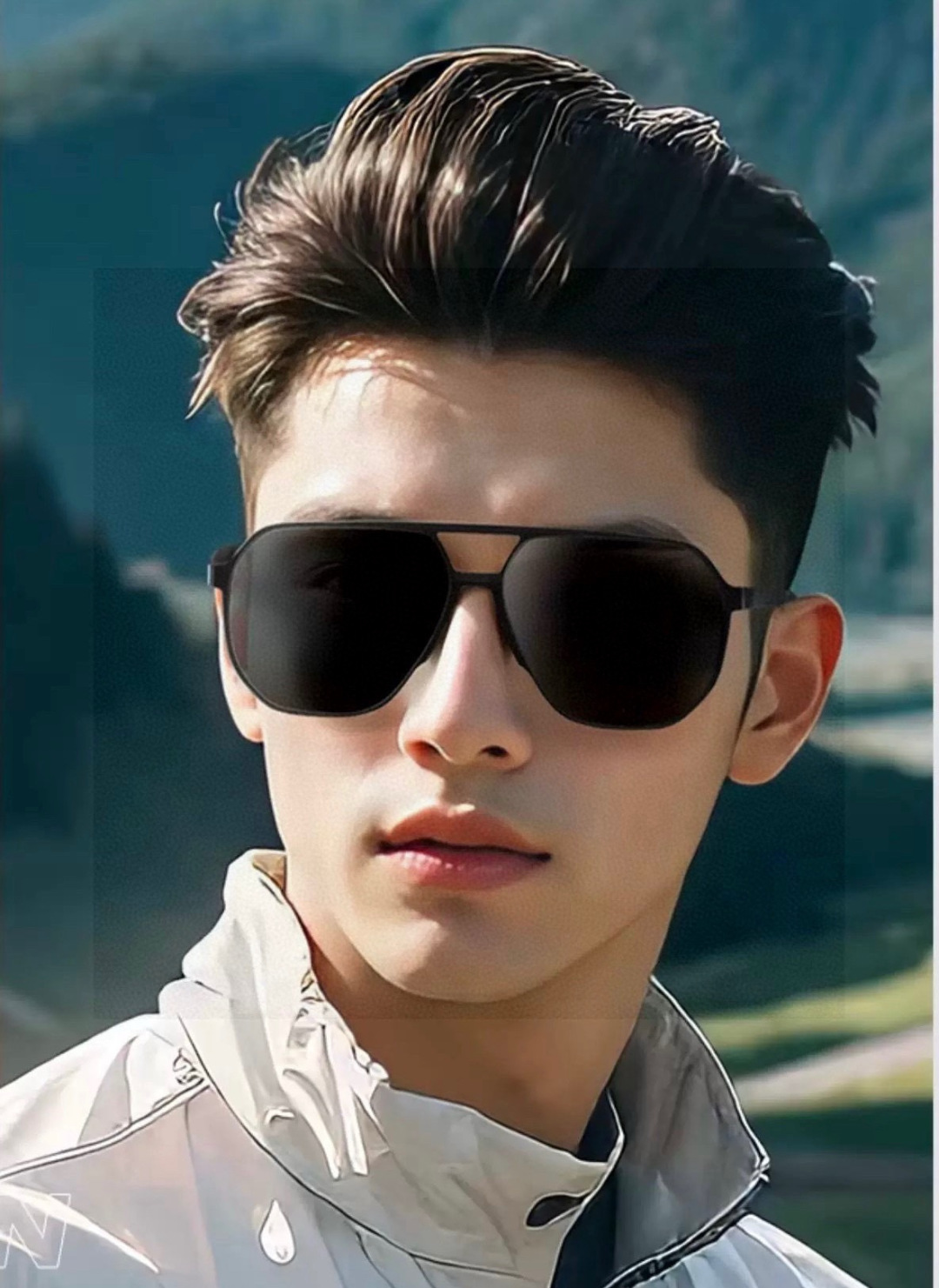 ♦️LV 2025新款男女情侣款太阳镜多边形墨镜iP电镀永不褪色 超轻超有弹性整幅眼镜无螺丝重要的是压不