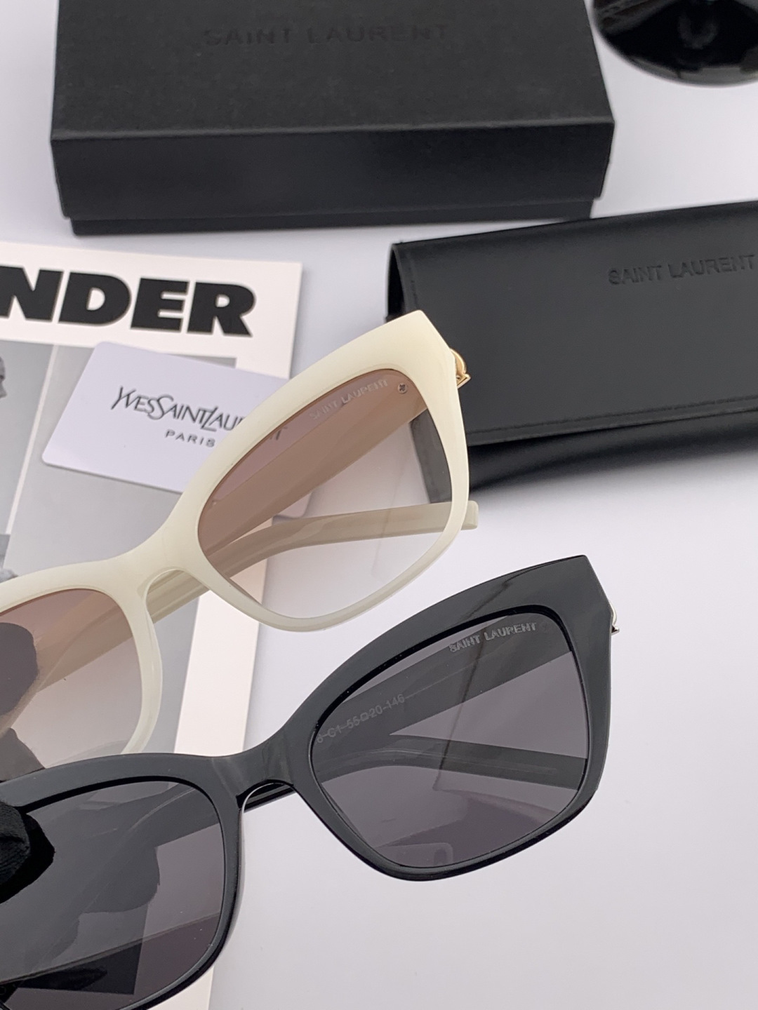 👑 【新款】🕶🔝🔝🔝🎁🎁🎁时尚百搭 超显脸小 佩戴舒适品牌:Ysl 圣罗兰 💎 材质: 加厚偏光镜片型号