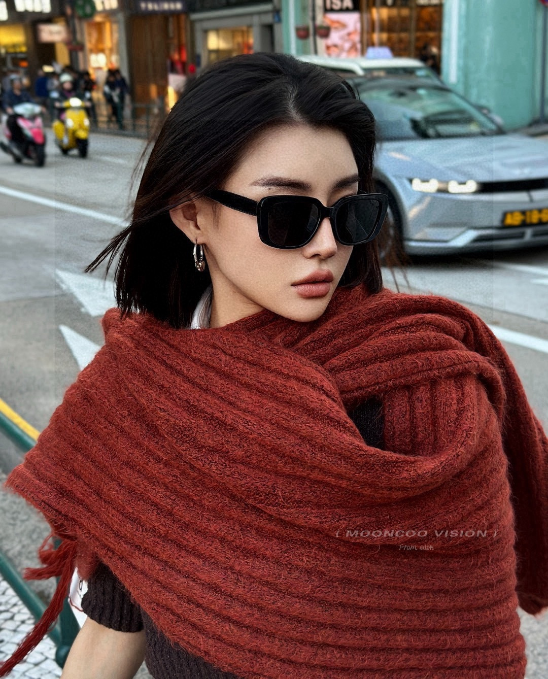 【CHANEL】香奈儿 2025新款潮流爆款 时尚方框太阳镜 佩戴舒适 网红潮款墨镜 女士高清加厚偏光太