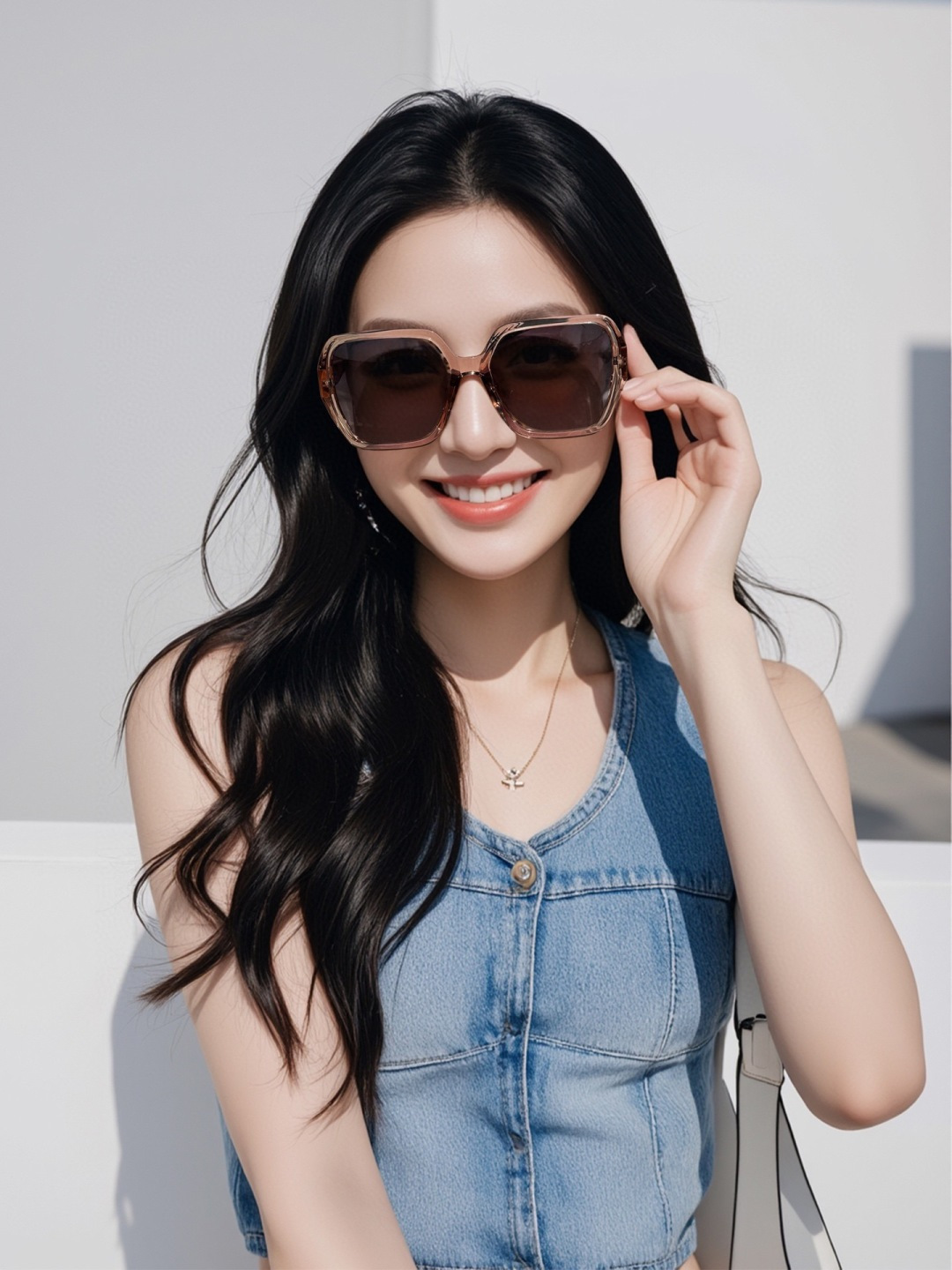 🔺 【DIOR-迪奥】2025开春新款 潮流爆款 时尚方框偏光太阳镜 高品质 佩戴舒适 网红潮款墨镜 女