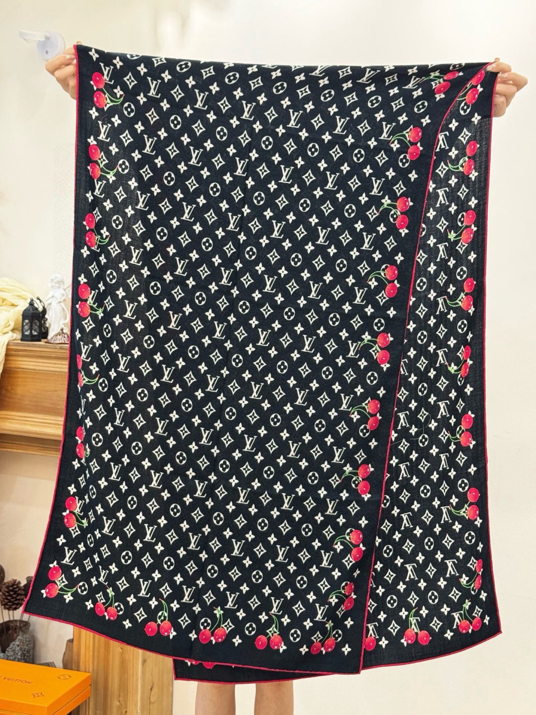 LV X TM MONOGRAMCERISE 【双面丝绒同色】LV × TM Monogram Ceri