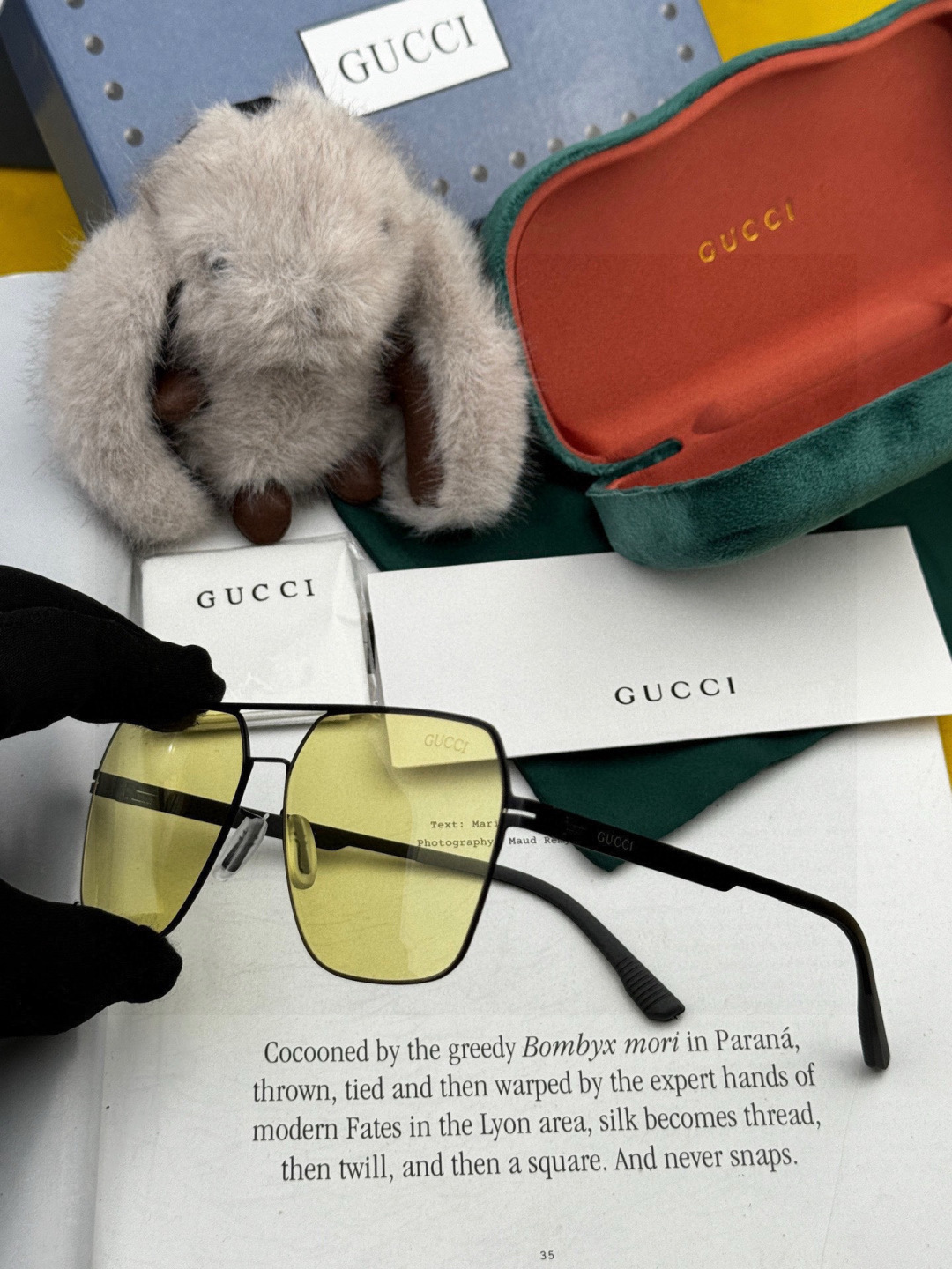 P125&diams;️GUCCI 2025新款男女情侣款太阳镜多边形墨镜ip电镀永不褪色 超轻超有弹性整幅眼镜无螺丝重要的是压不坏 高清尼龙镜片、精湛的工艺 原版材料 休闲大气不挑人的一款太阳镜 戴出去超级大牌🤗🤗 特别好看 夏天必备  型号G3730