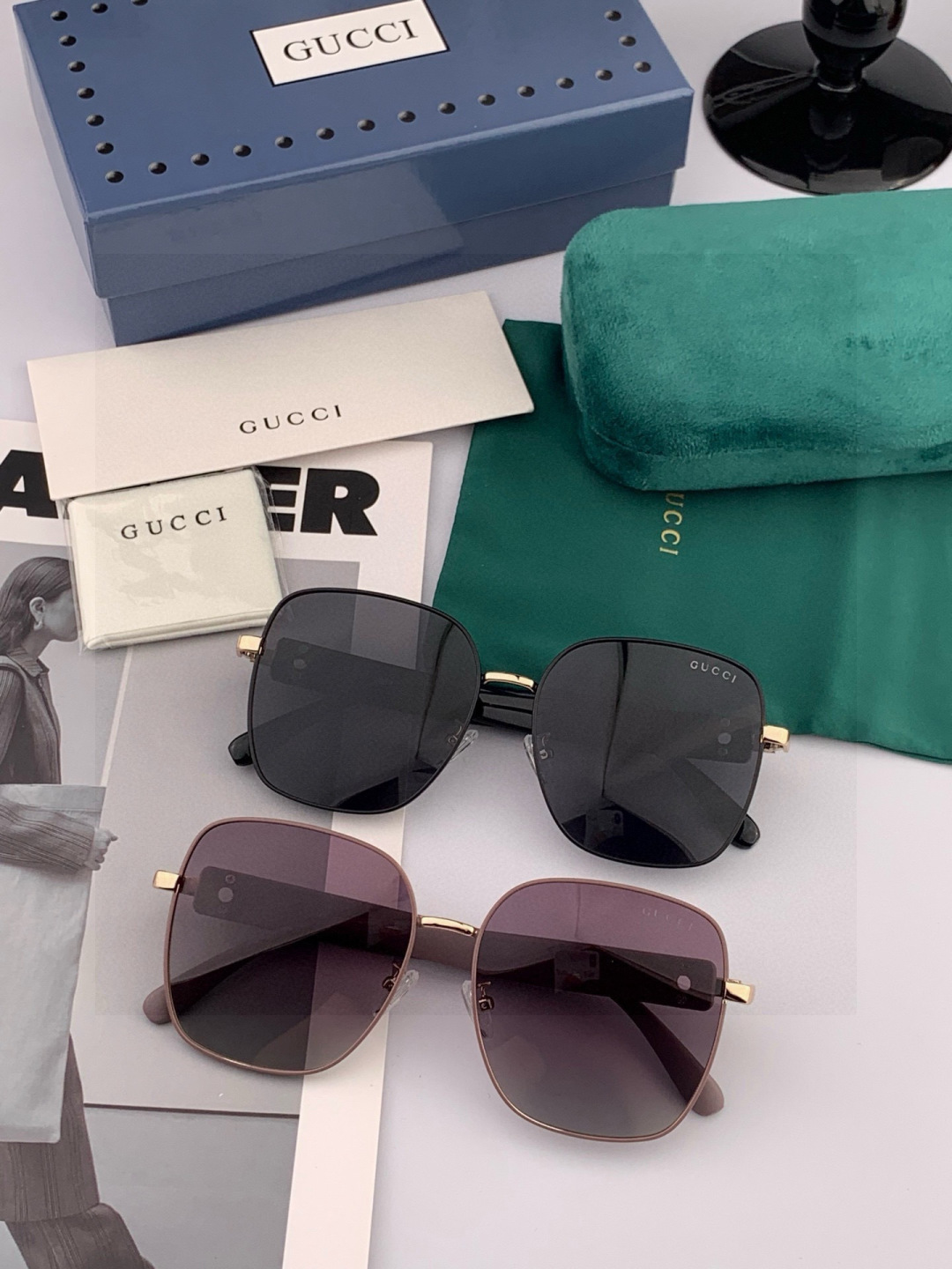 🔺GUCCI🔻古驰 GG圆框太阳镜 完美品质 🎓独特设计 适合各种脸型 亮相时装周 超时尚百搭 实物精致