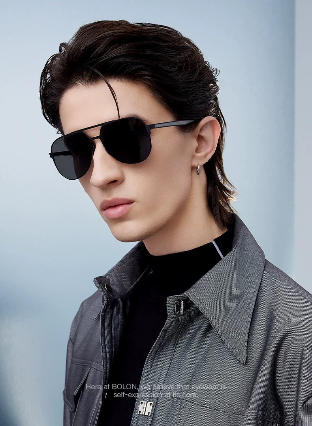 GUCCI 男款炫彩飞行员偏光太阳镜 ❤️材质：高清尼龙加厚卡槽高清偏光镜片 🌹无边框镜架💕颜👍型号：G