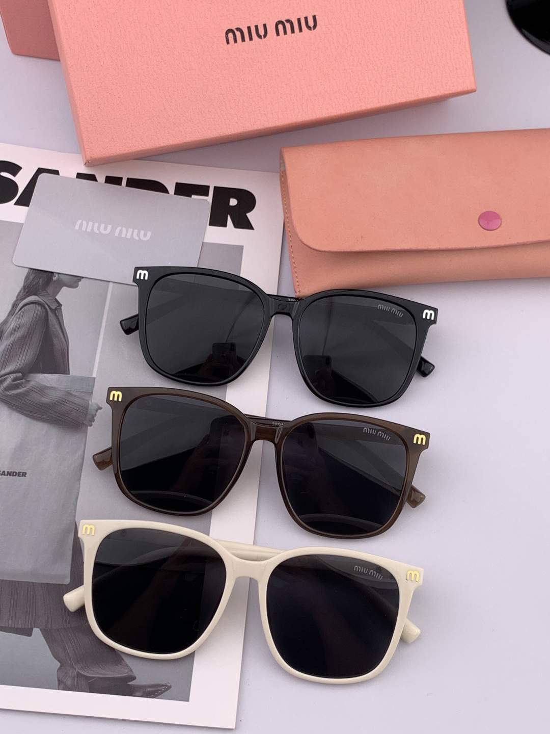 MIUMIU/缪缪🖇🖇2025🌟闪耀新款璀璨登台 ❤❤太阳镜潮品 精致个性设计简约时尚 专柜品质值得拥有
