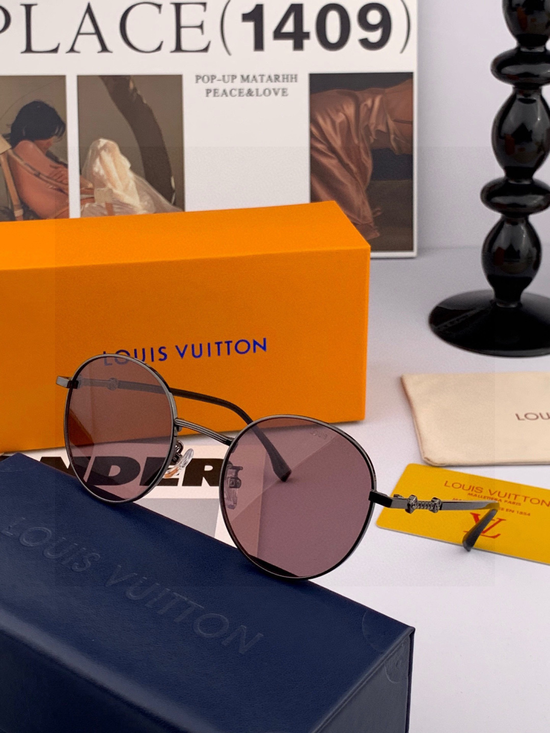 Lv 。 高品质男女款墨镜 👍 进口宝丽来偏光镜片 。蛤蟆镜 开车钓鱼都可 。百搭显瘦墨镜韩版男士飞行员