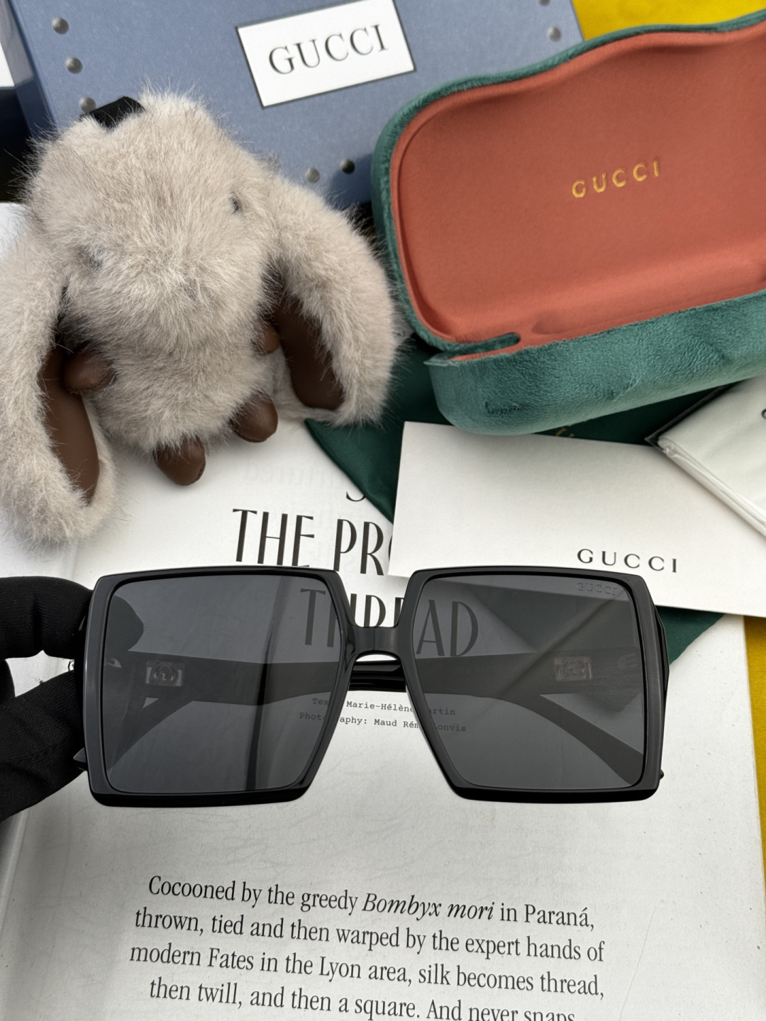 2025新款！新款出货！女士高清加厚偏光太阳镜🕶️ 🎉💍新款GUCCI偏光太阳镜[得意]开车驾驶镜时尚墨